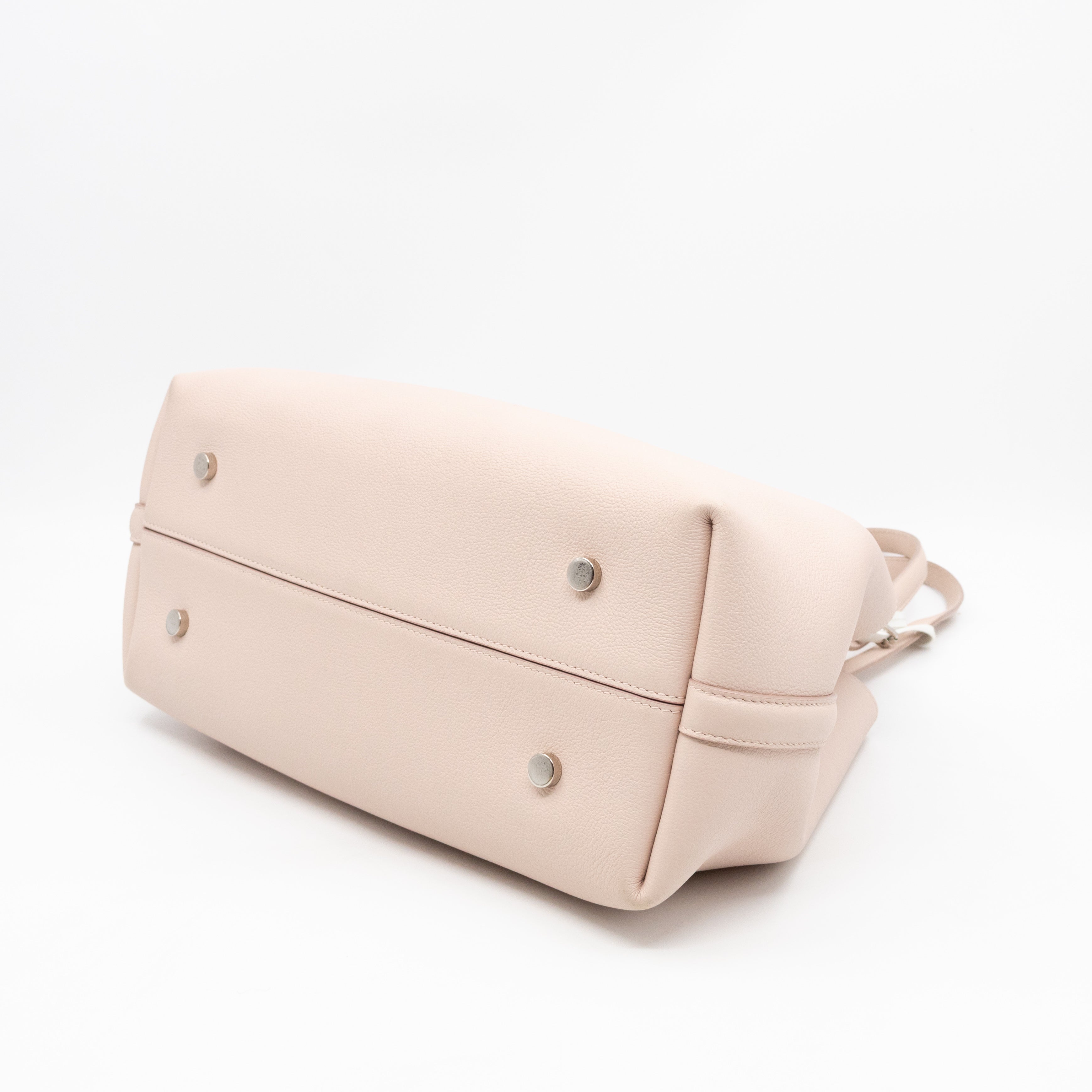 Blossom Tote Medium Sakura Pink Grained Leather