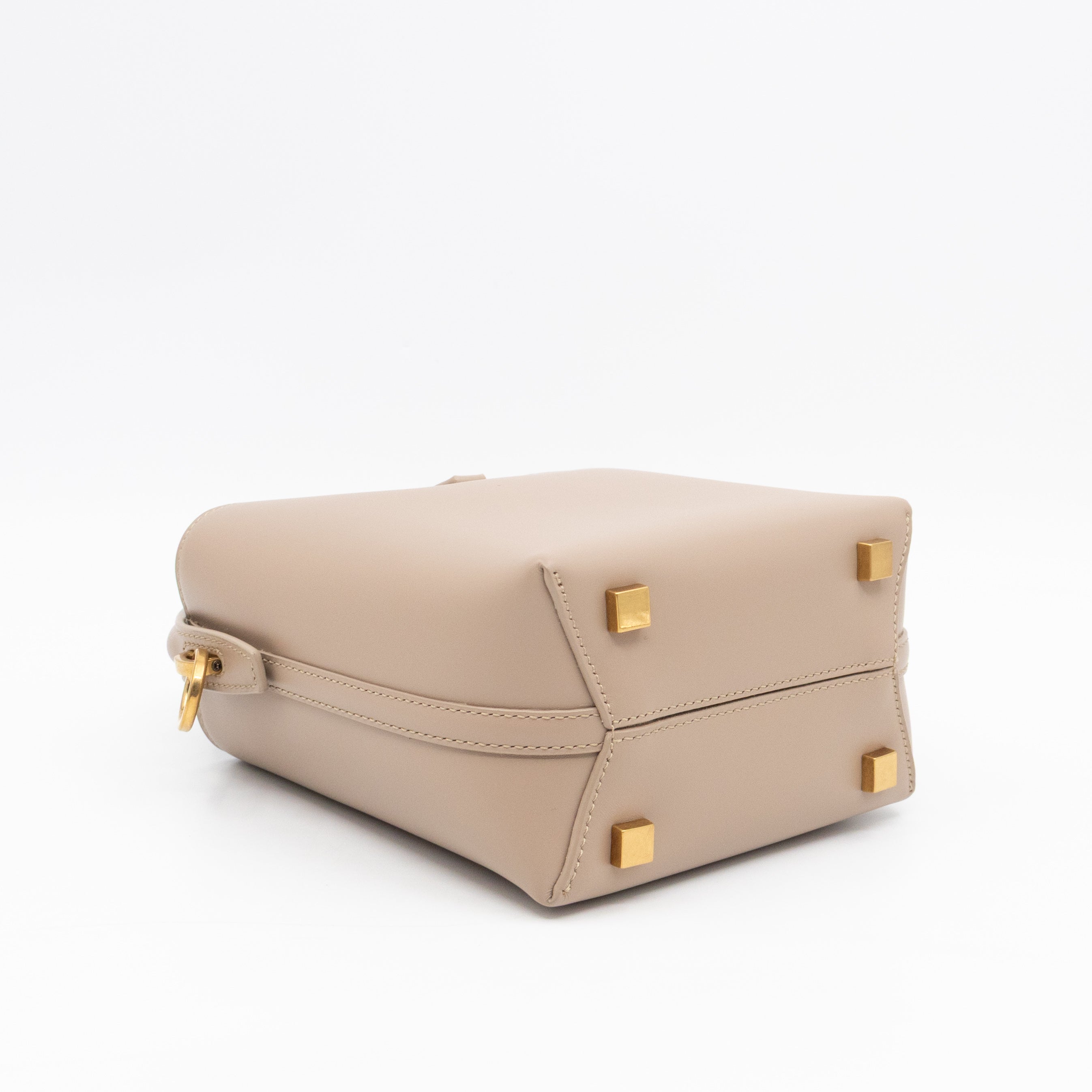 Le 37 Mini Dark Beige Shiny Leather
