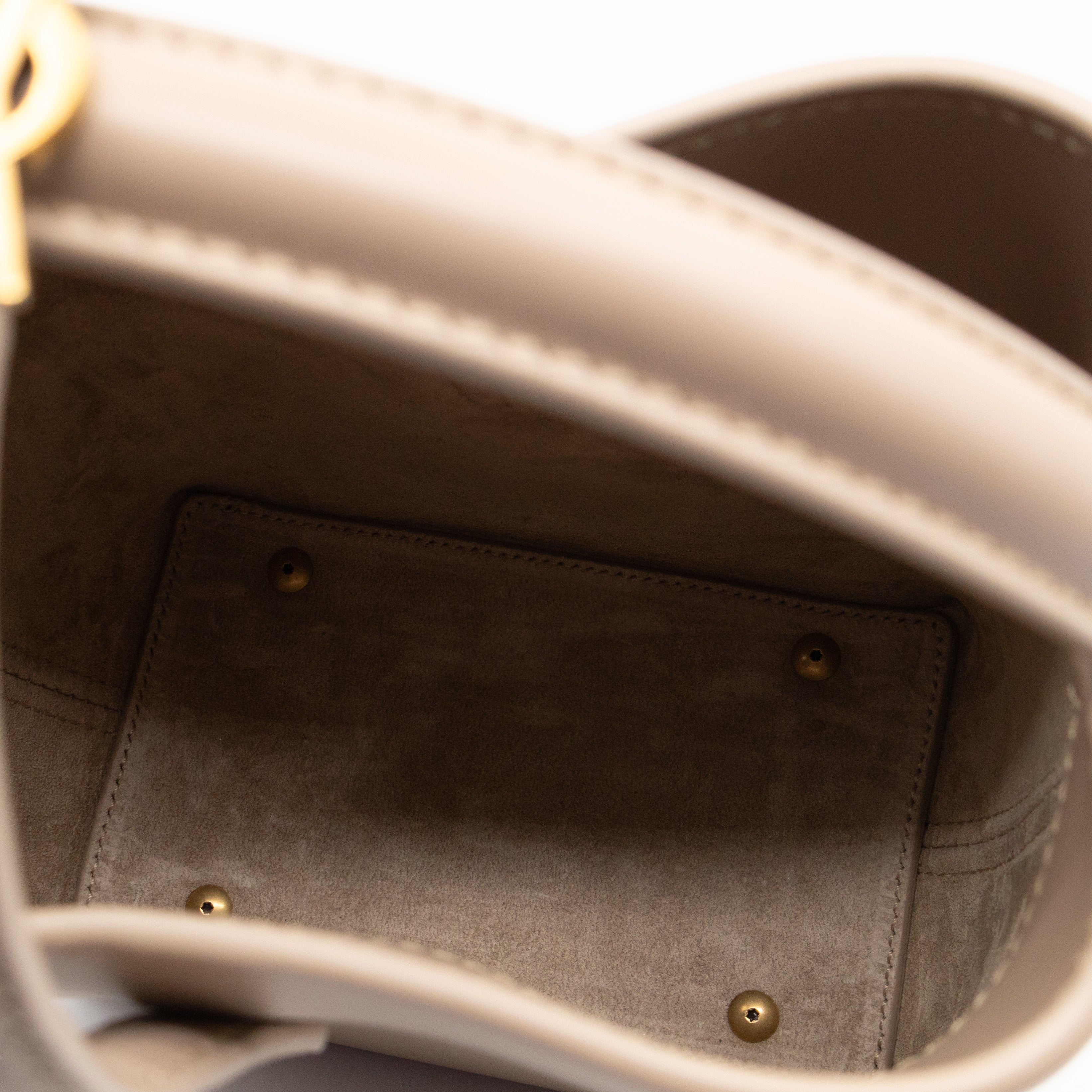 Le 37 Mini Dark Beige Shiny Leather