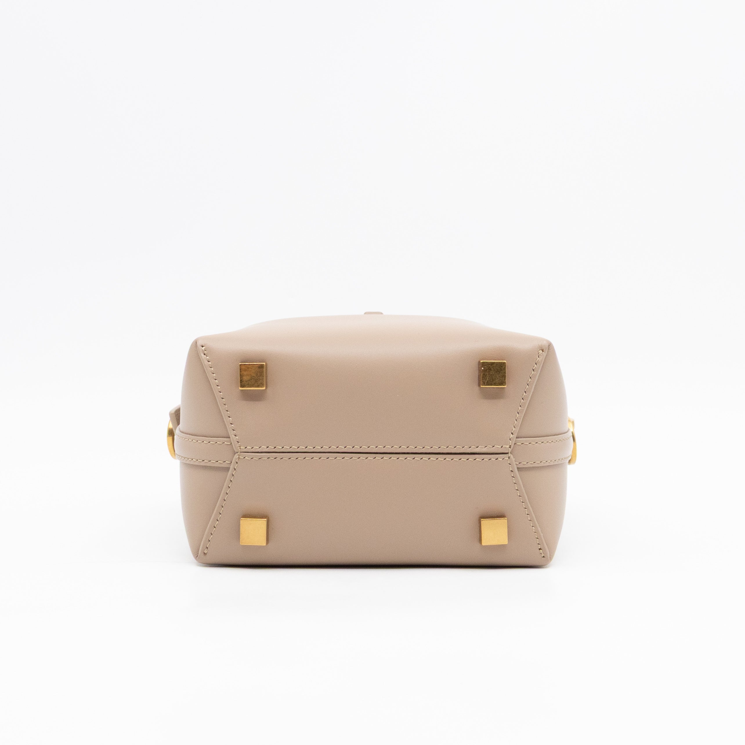 Le 37 Mini Dark Beige Shiny Leather
