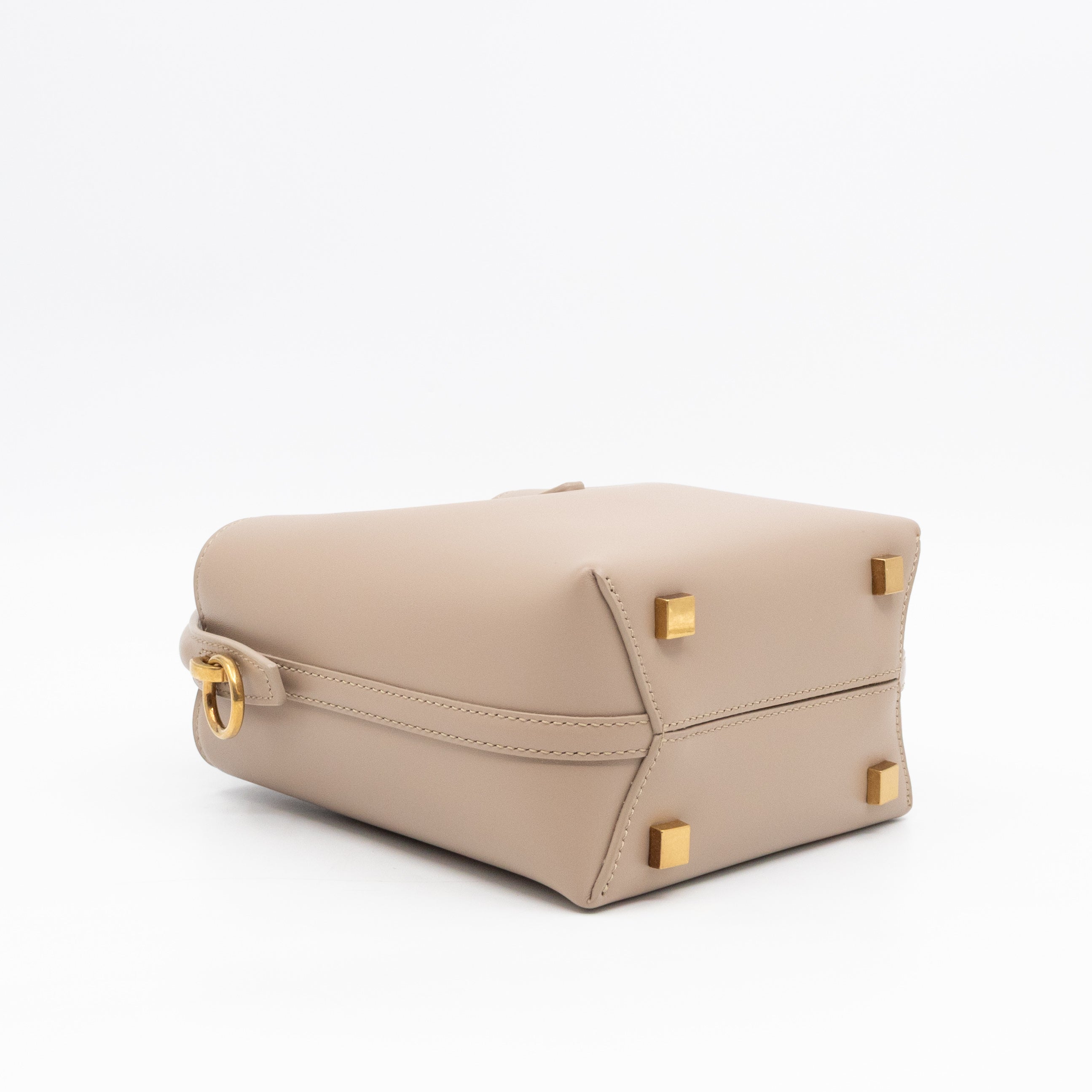 Le 37 Mini Dark Beige Shiny Leather