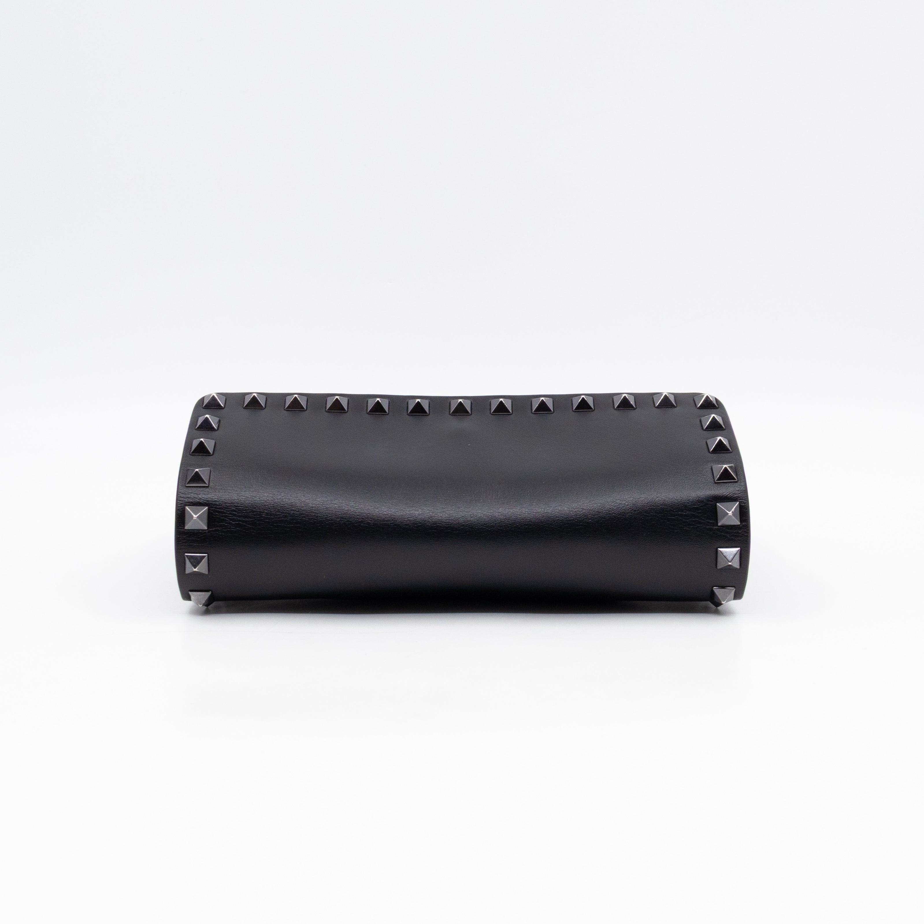 Rockstud Flap Small Crossbody Bag Black Leather