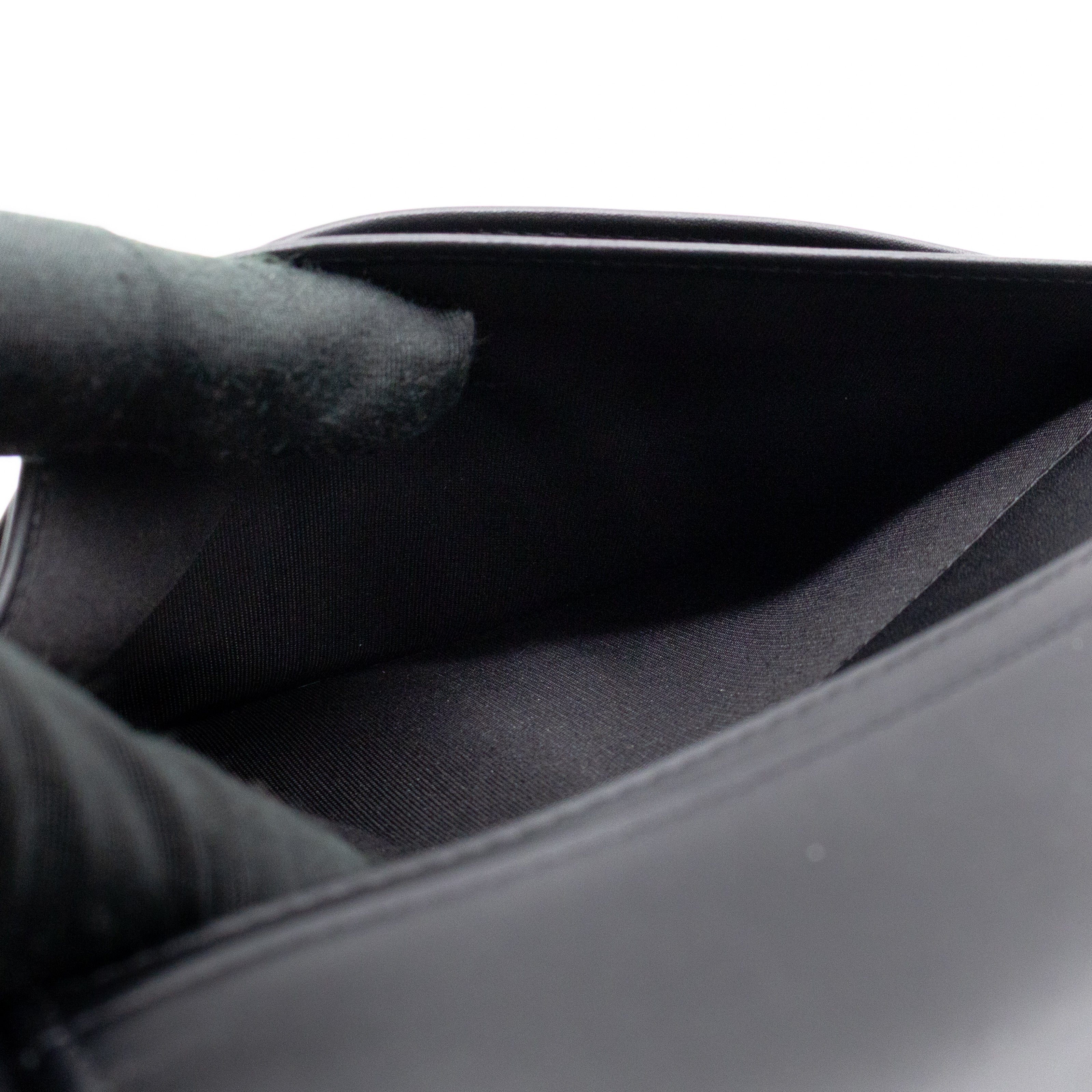 Brilliant CC Long Wallet Black Patent Leather