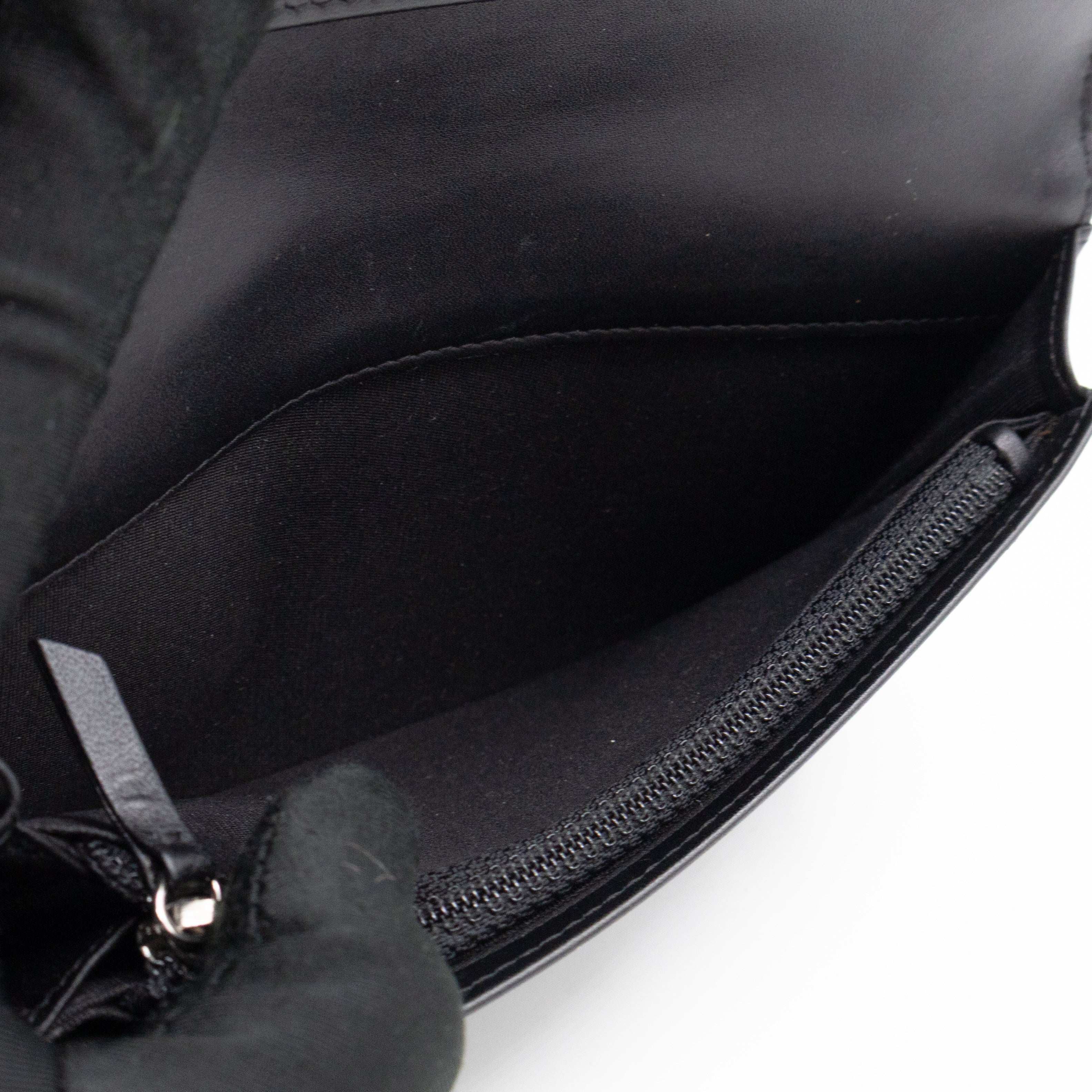 Brilliant CC Long Wallet Black Patent Leather
