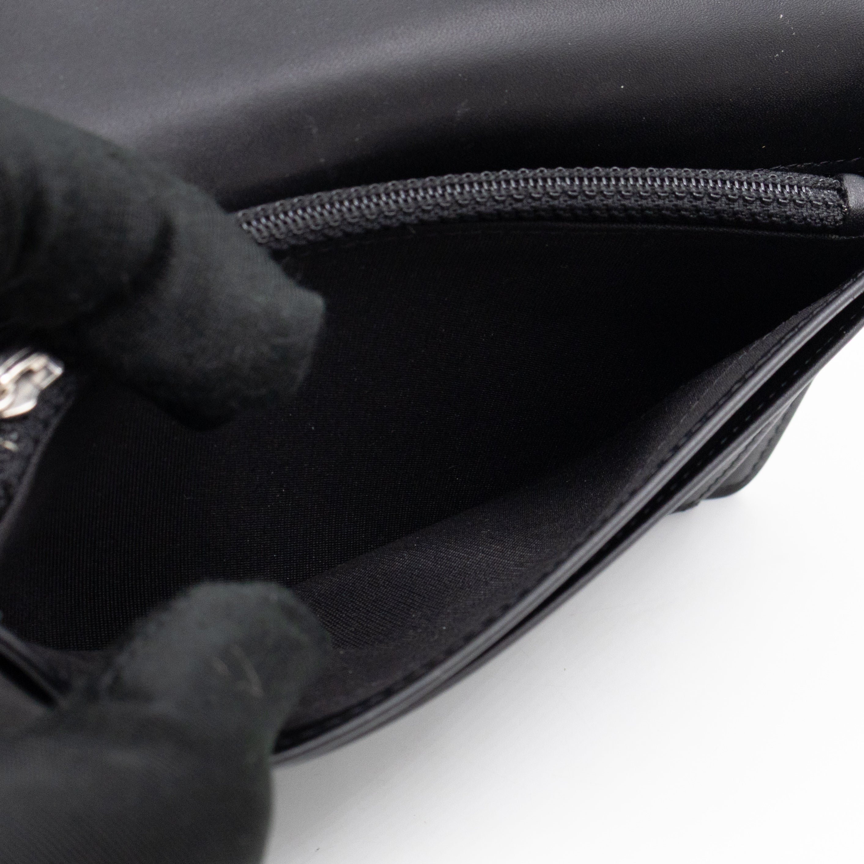 Brilliant CC Long Wallet Black Patent Leather