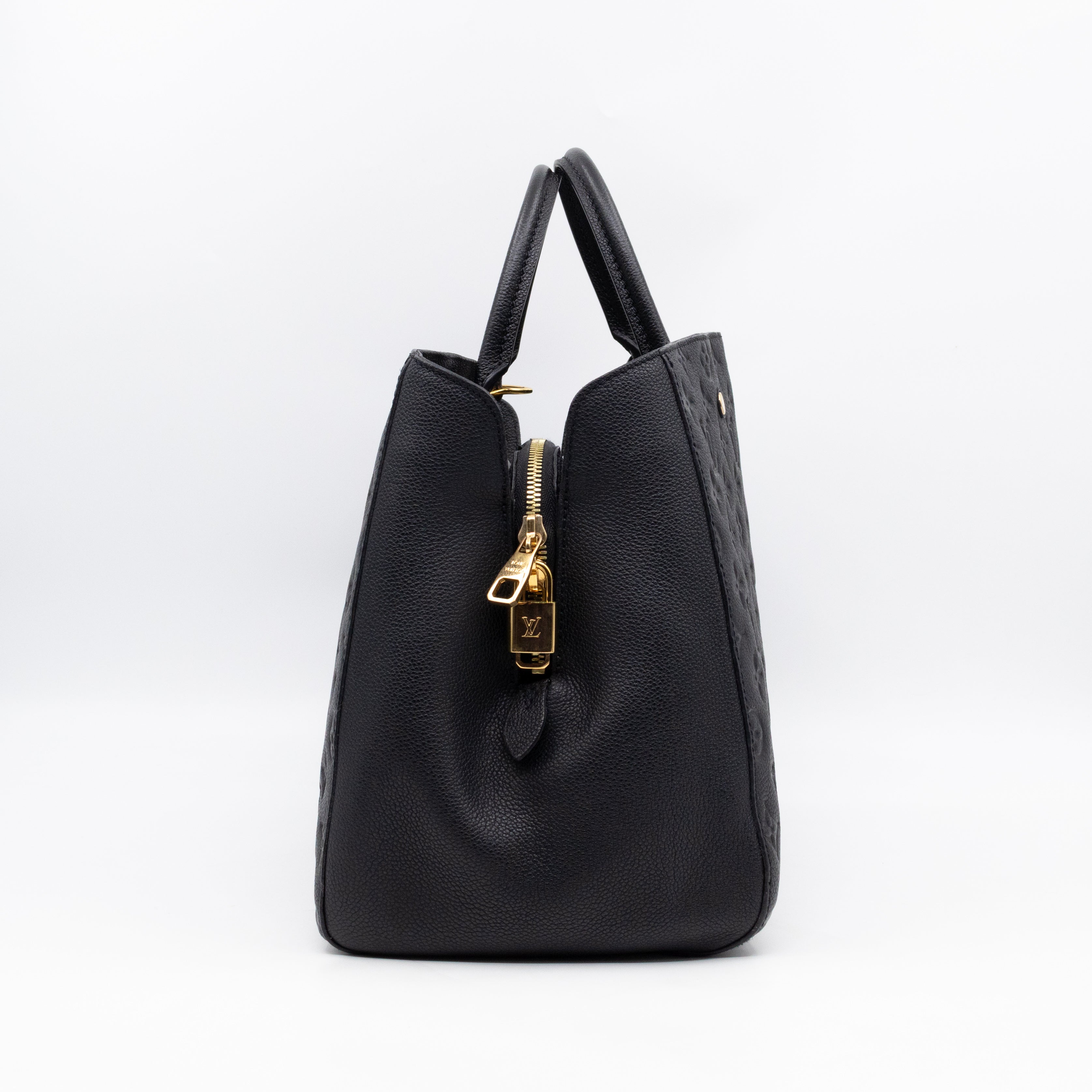 Montaigne GM Black Monogram Empreinte