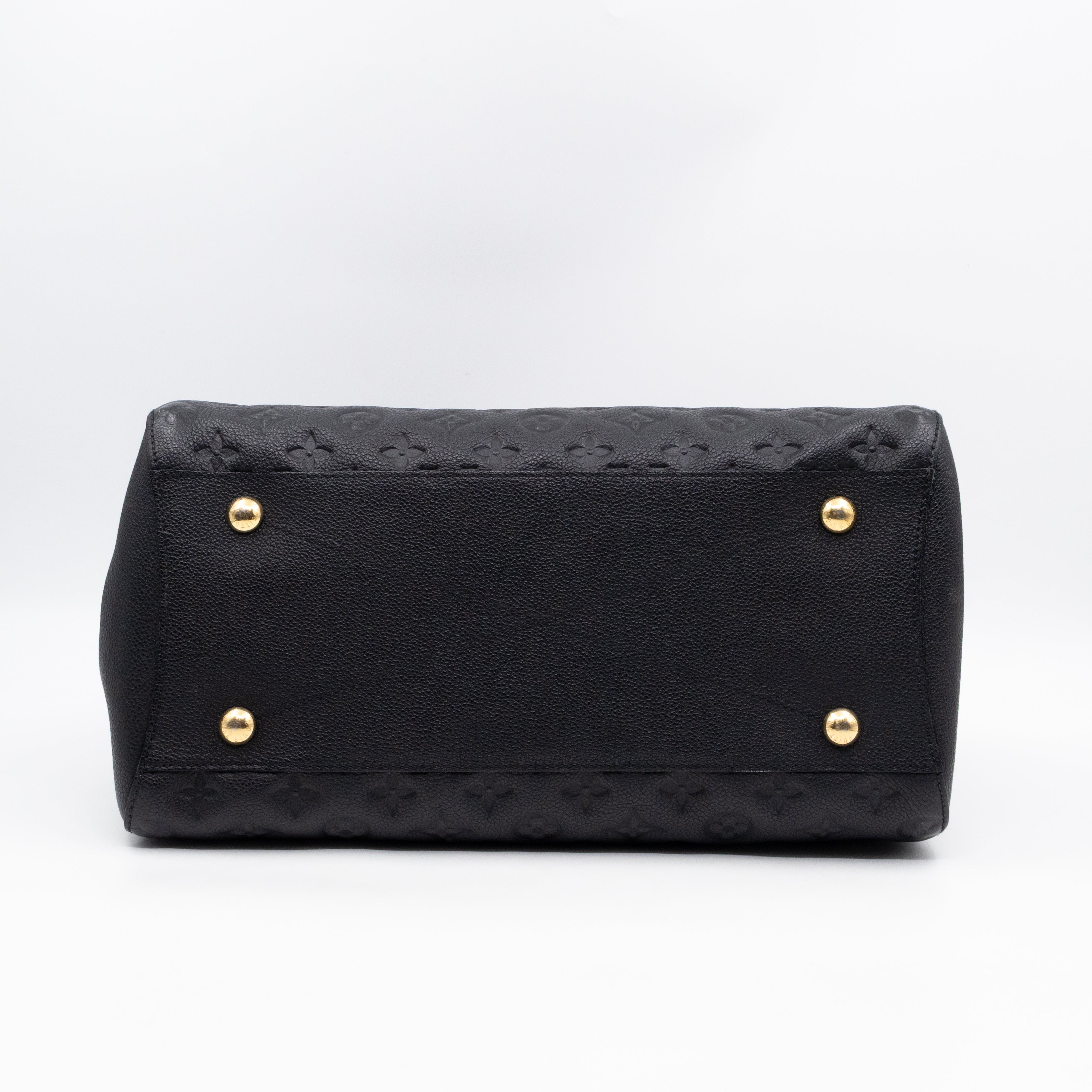 Montaigne GM Black Monogram Empreinte