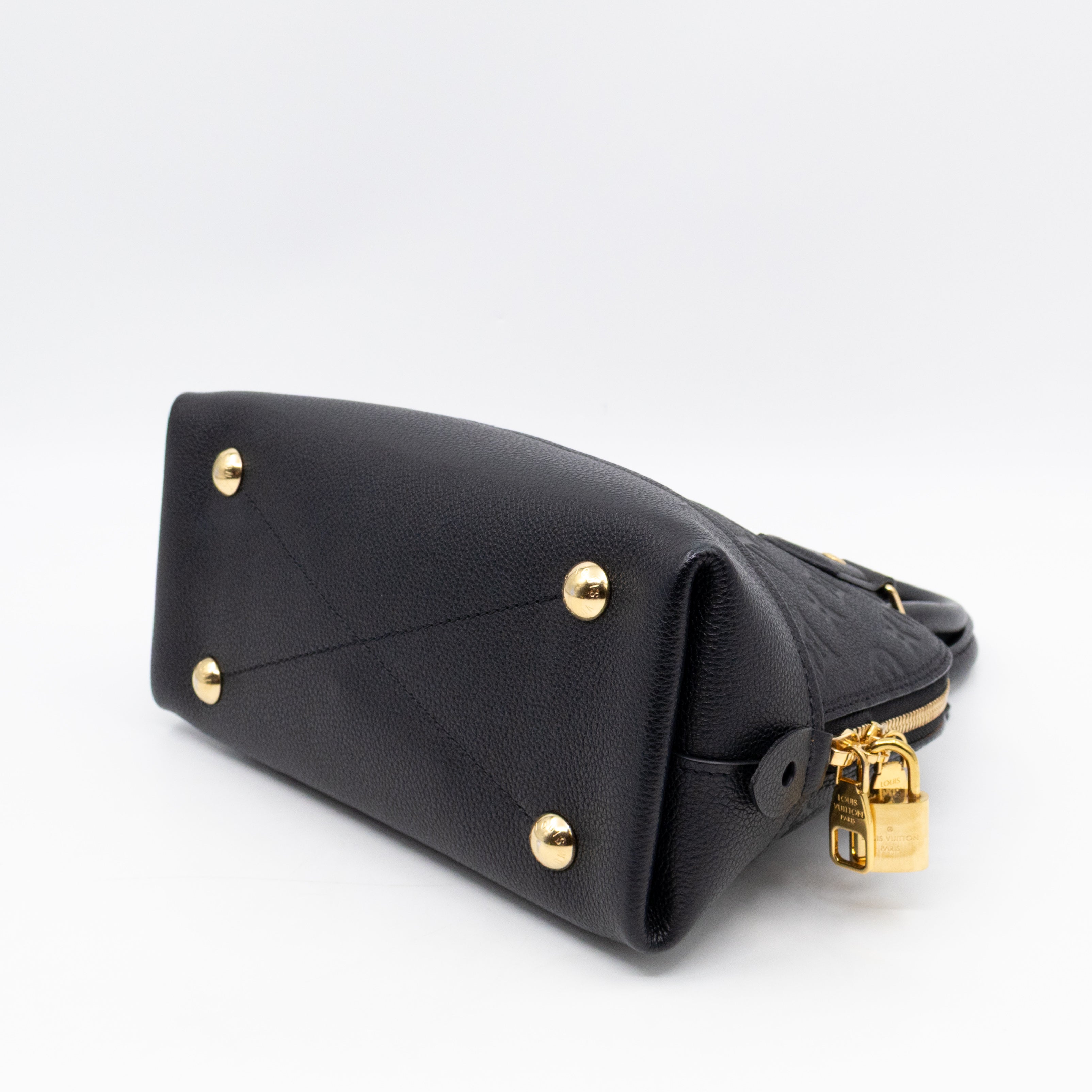 Neo Alma BB Black Monogram Empreinte Leather