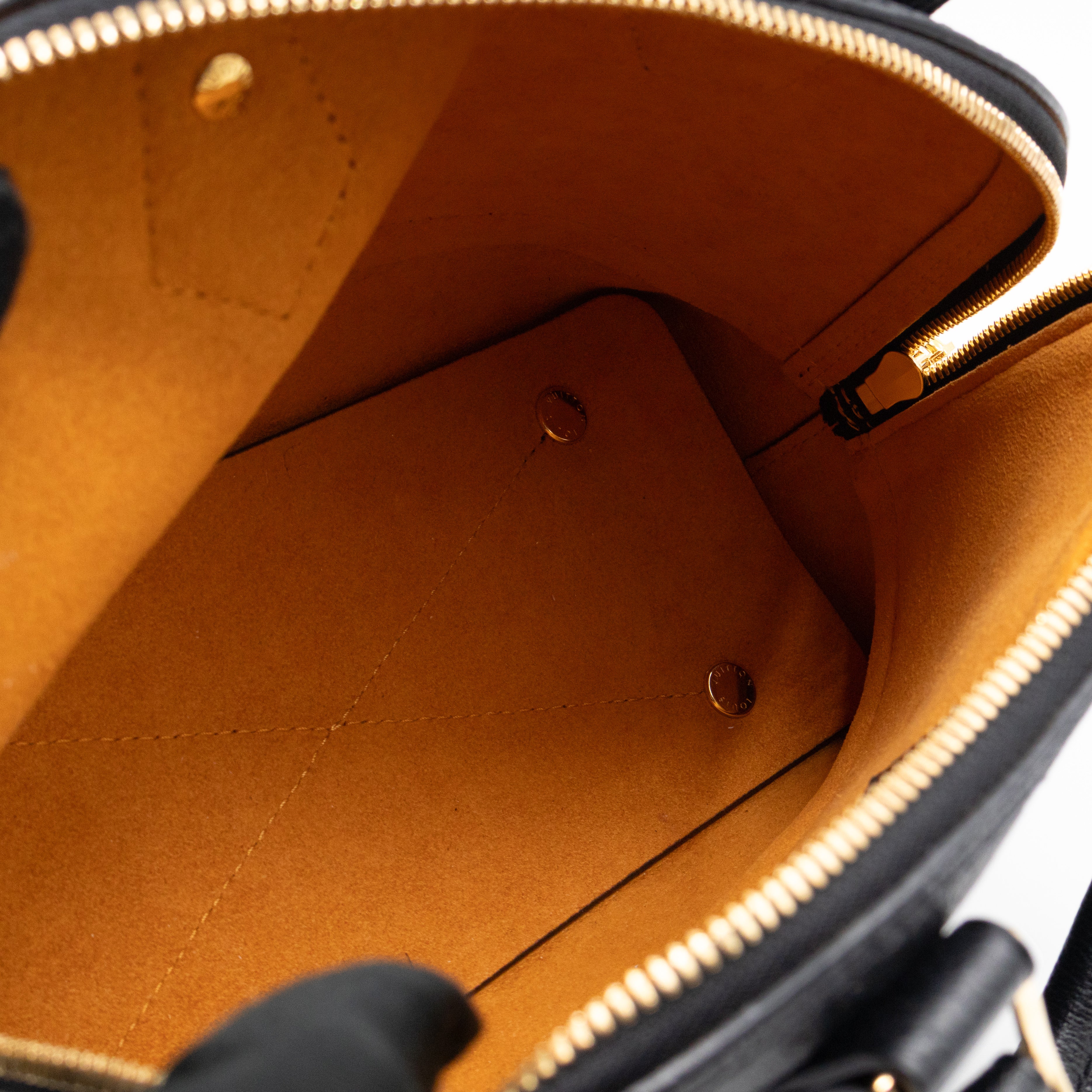 Neo Alma BB Black Monogram Empreinte Leather