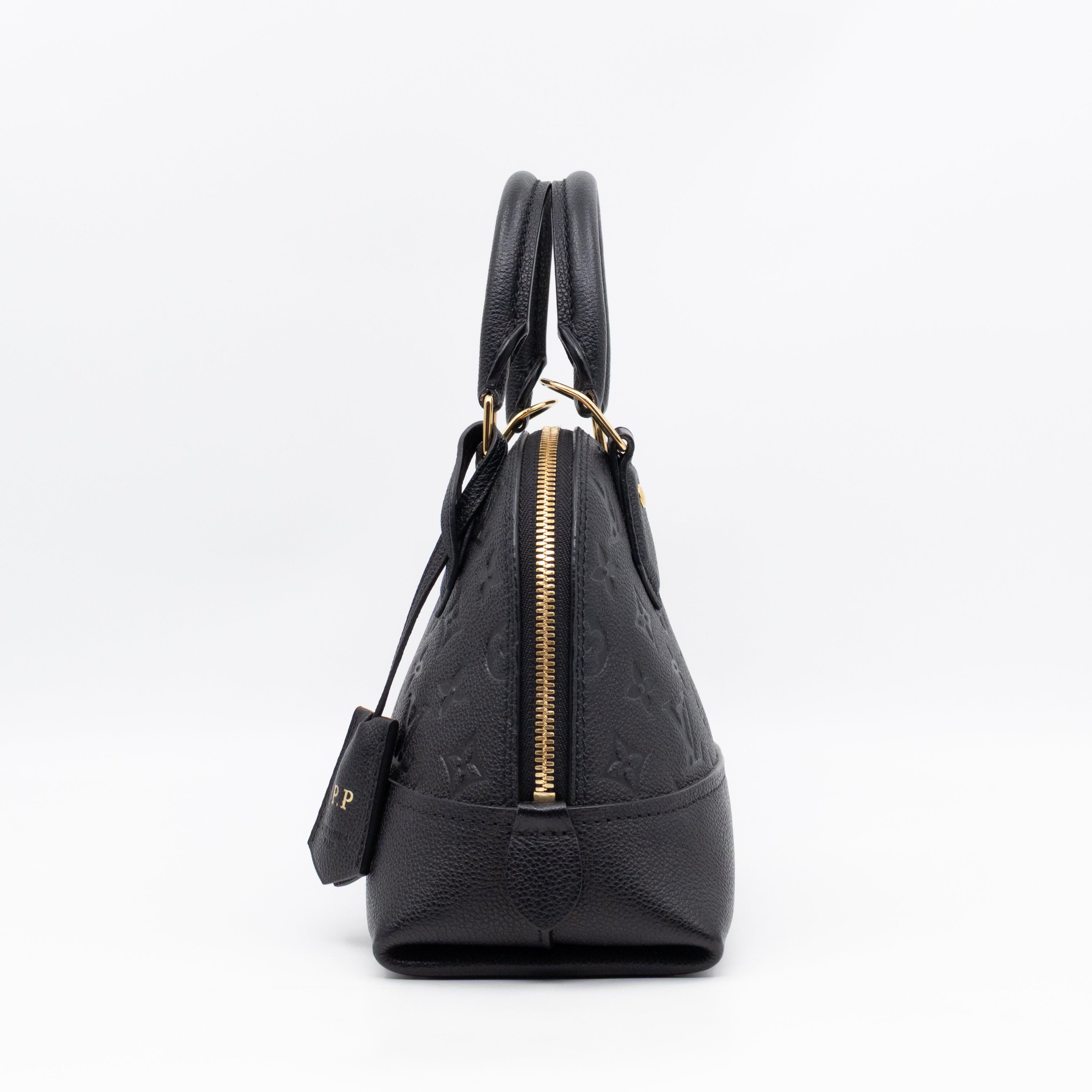 Neo Alma BB Black Monogram Empreinte Leather