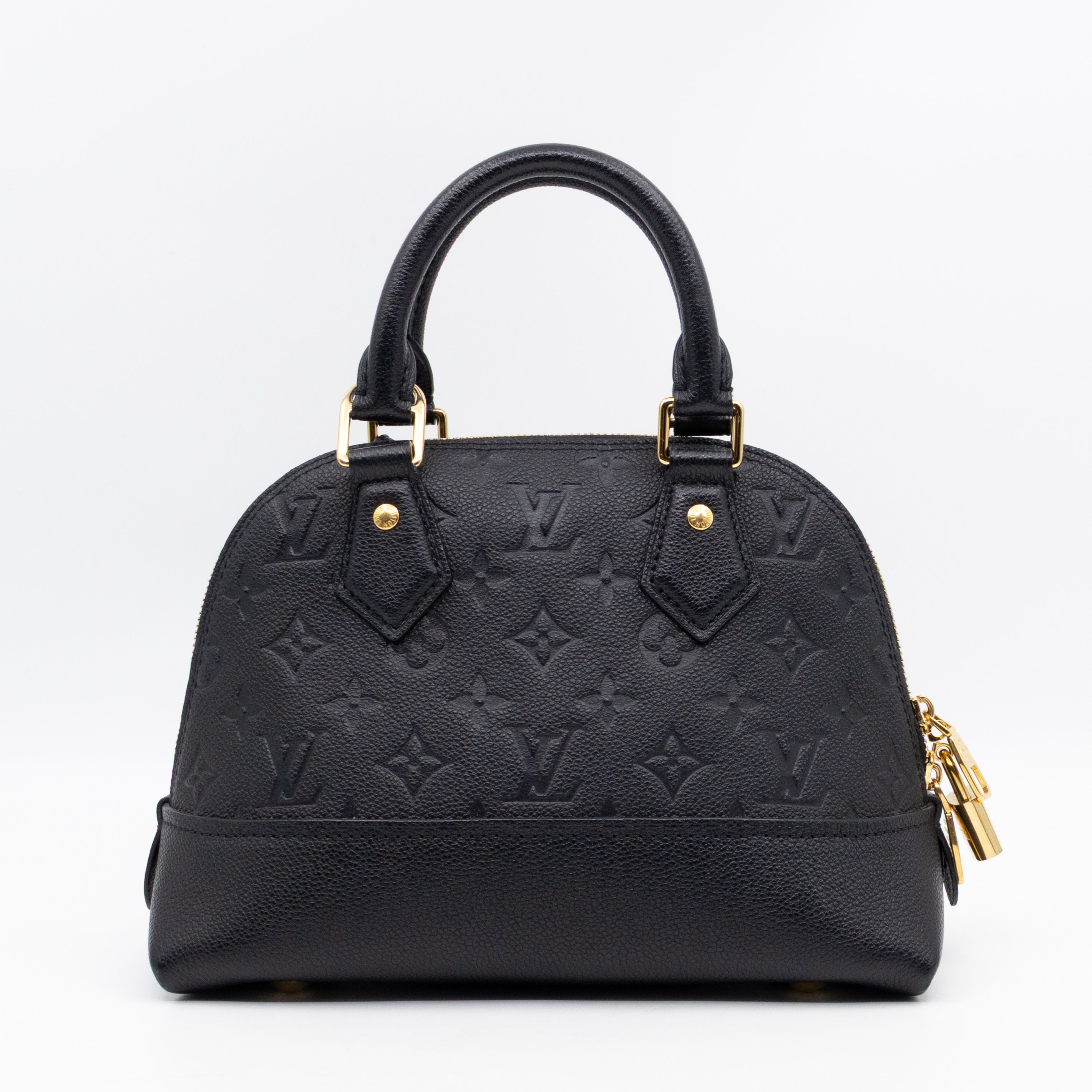 Neo Alma BB Black Monogram Empreinte Leather