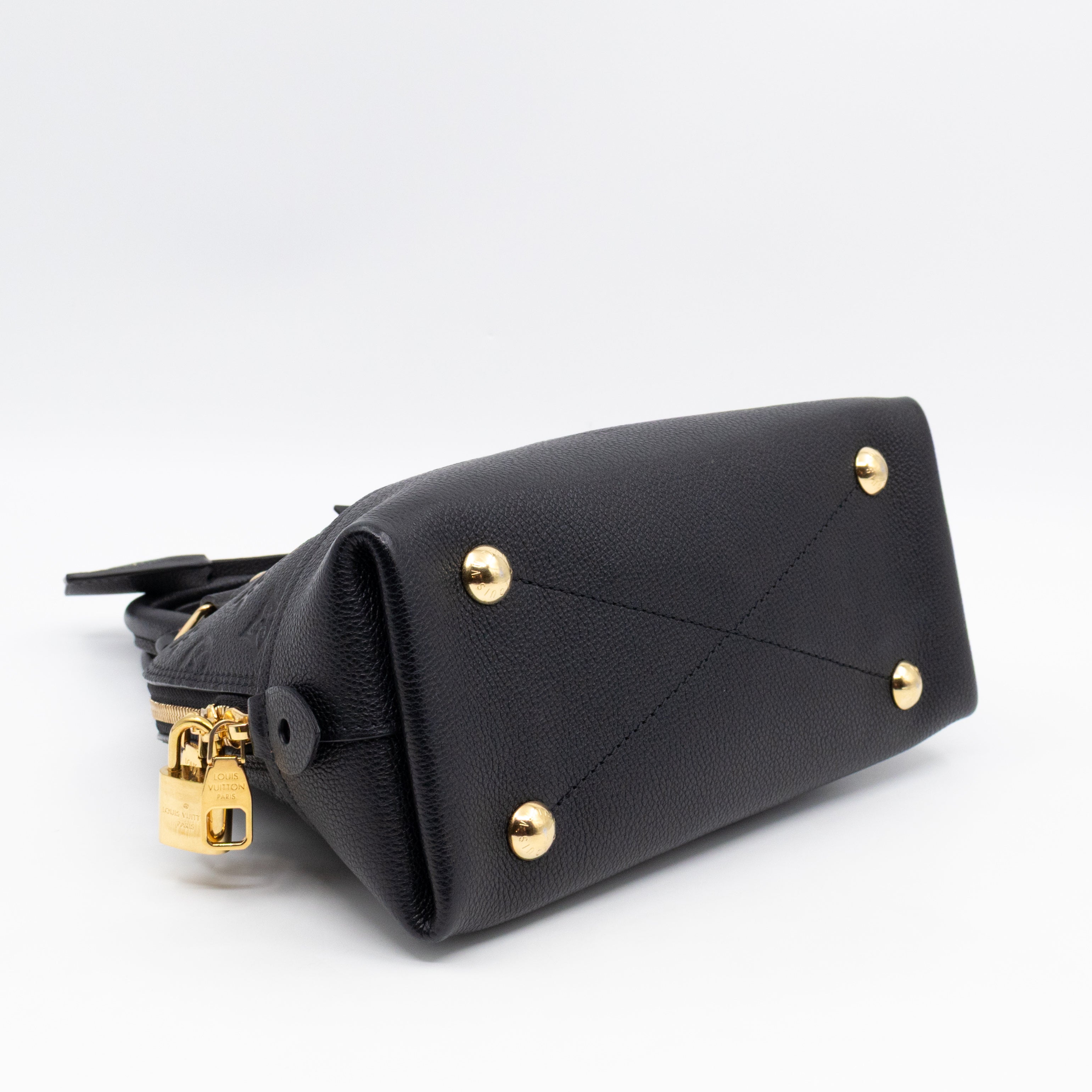 Neo Alma BB Black Monogram Empreinte Leather