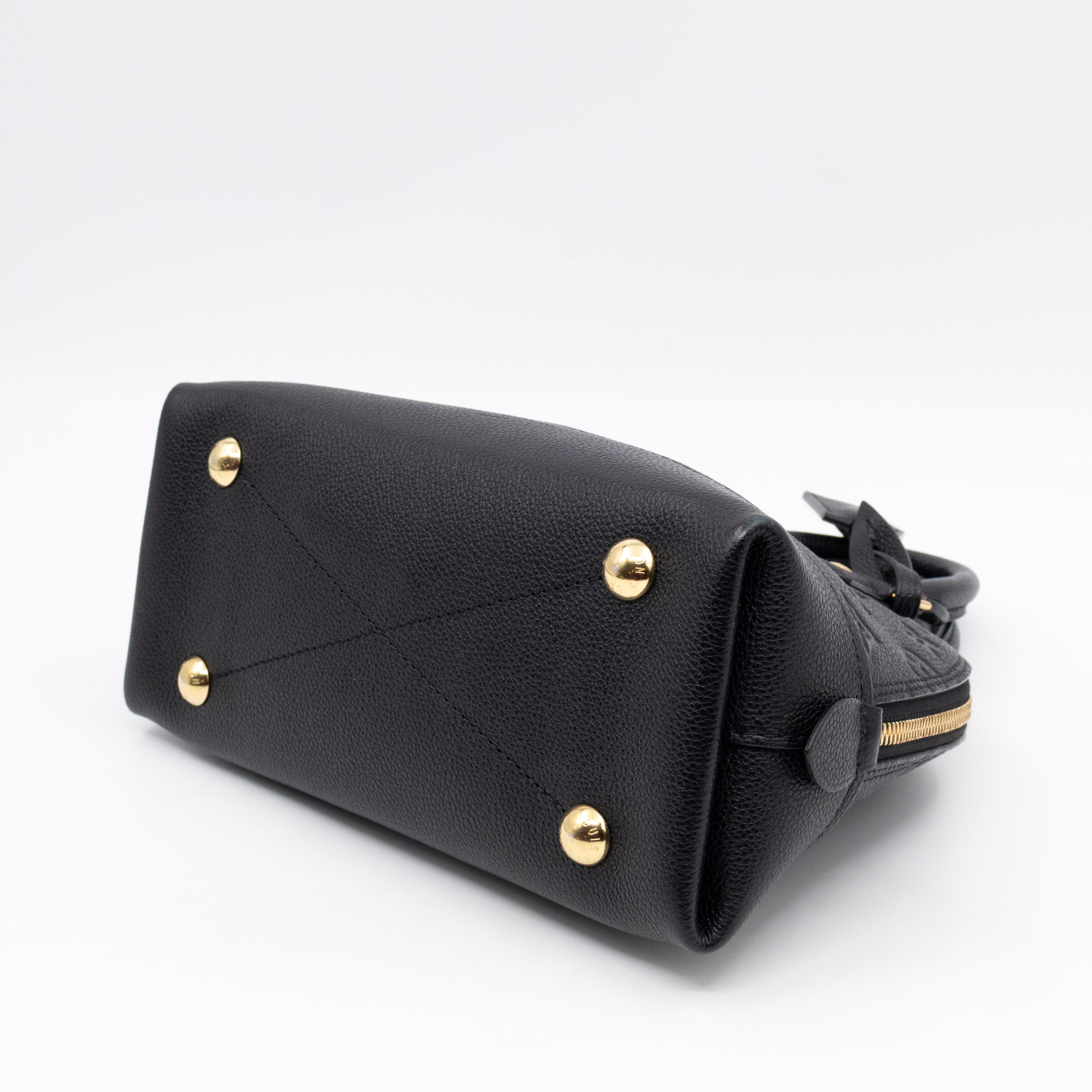 Neo Alma BB Black Monogram Empreinte Leather