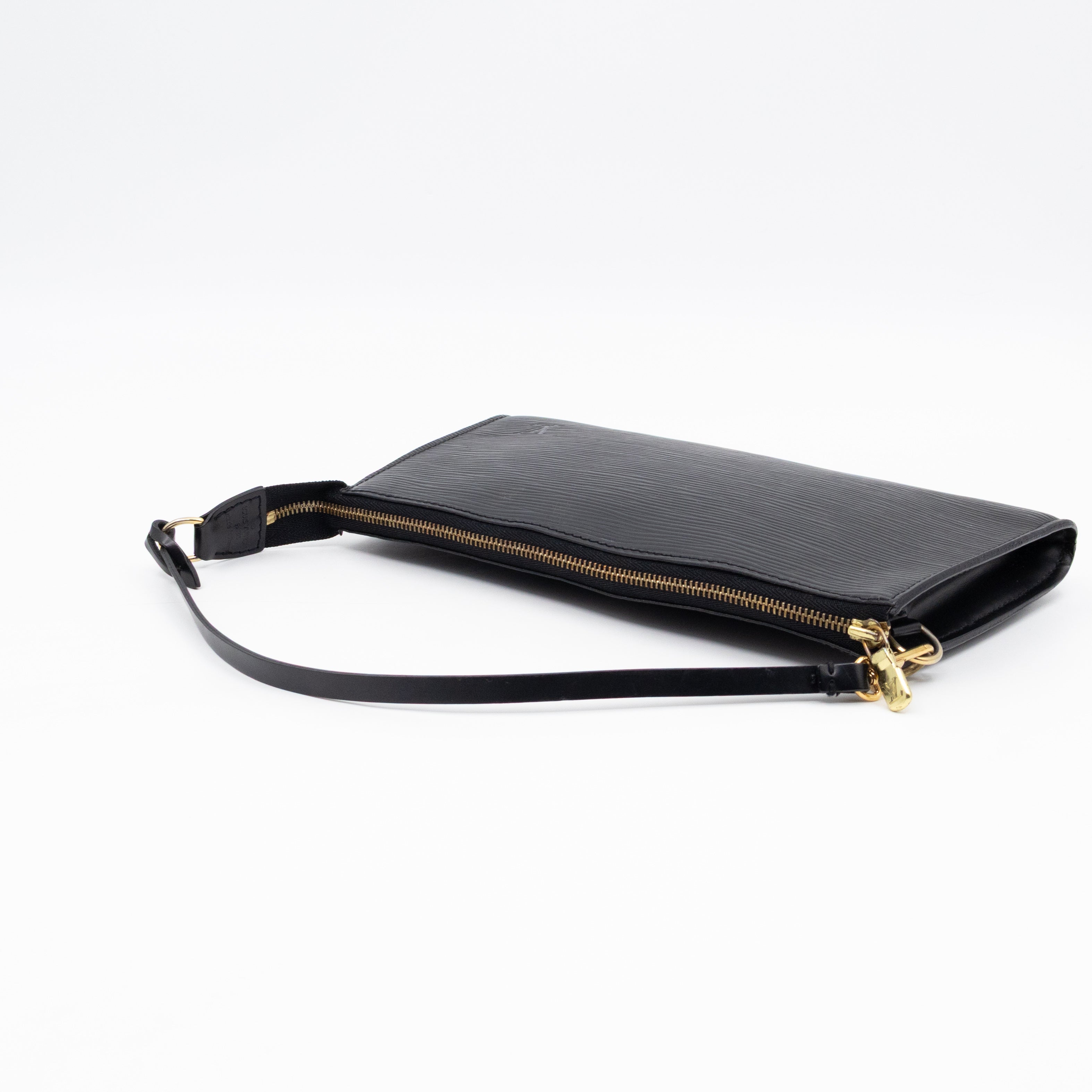 Pochette Accessoires Black Epi Leather