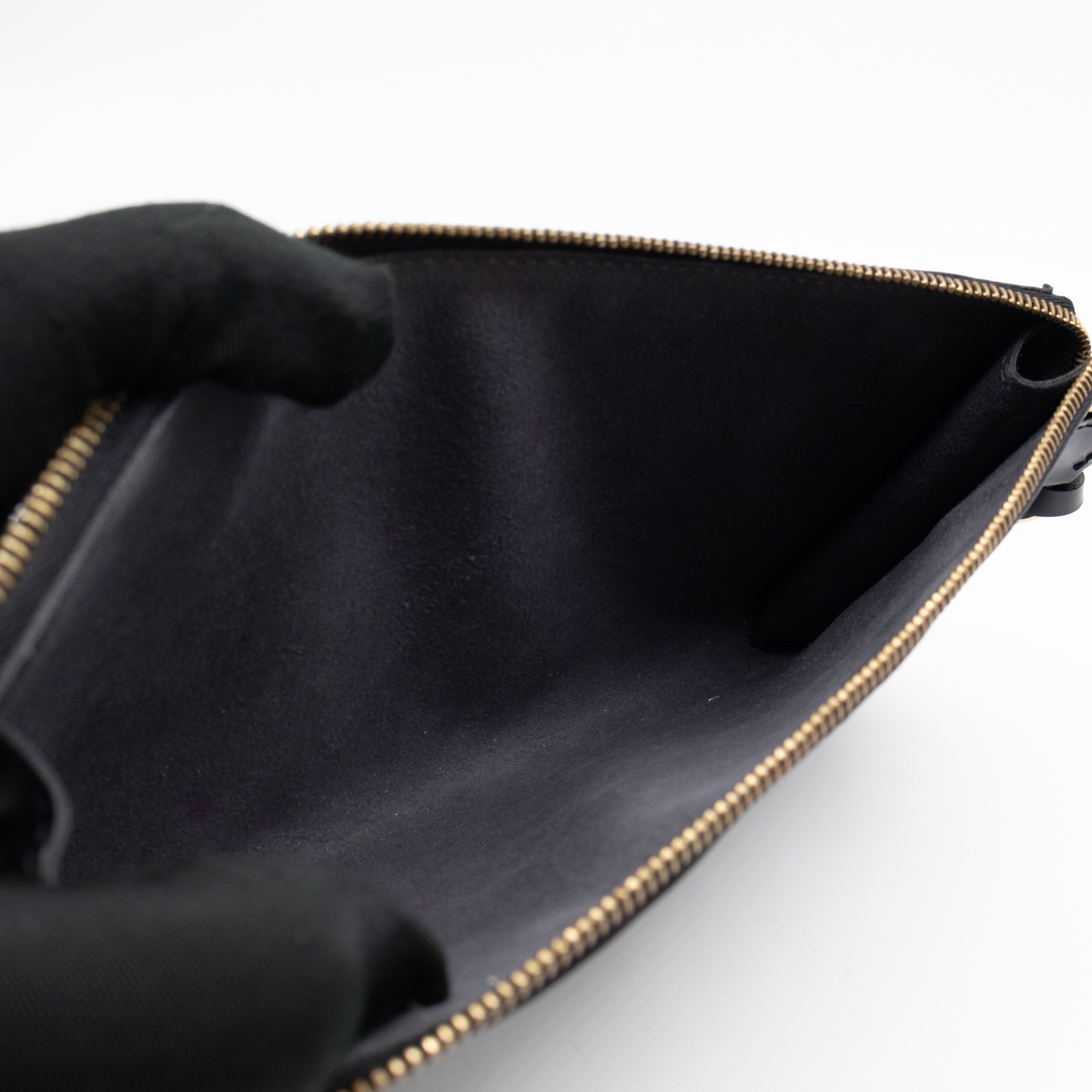 Pochette Accessoires Black Epi Leather