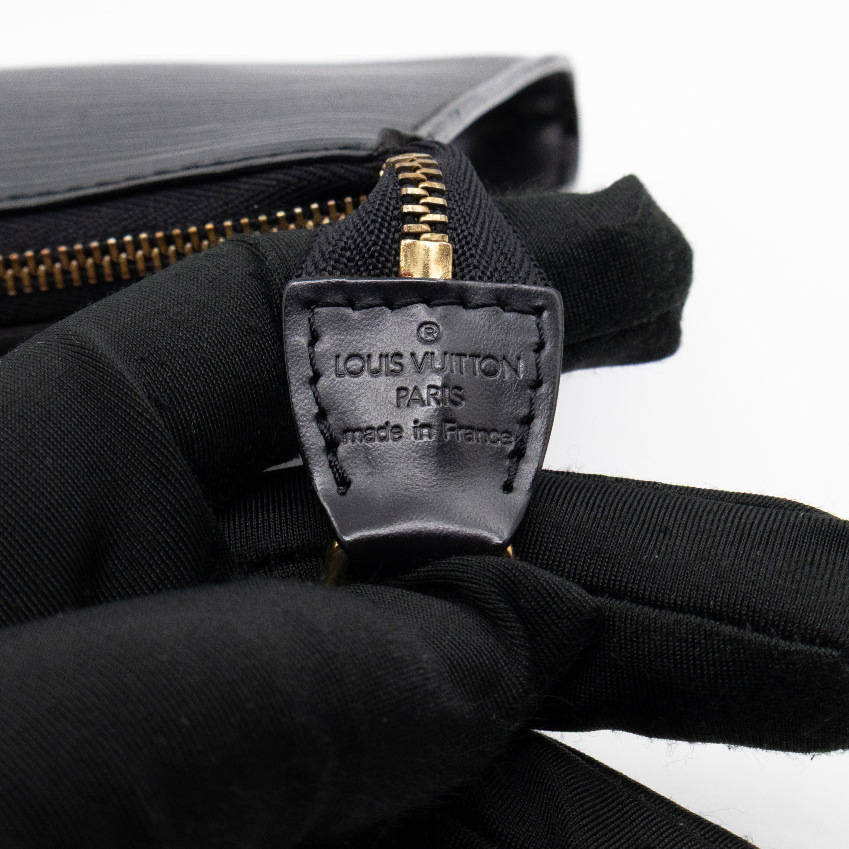 Pochette Accessoires Black Epi Leather