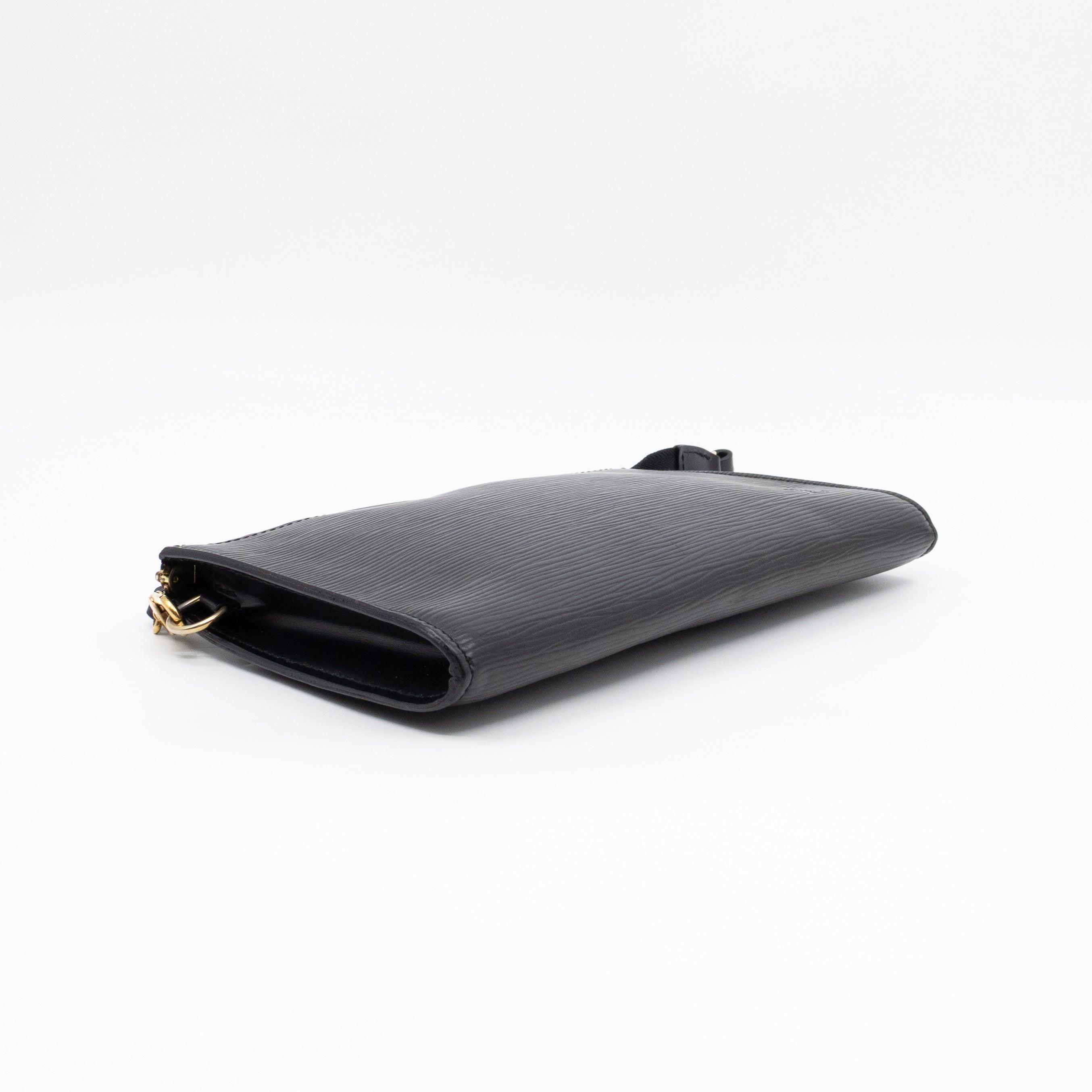 Pochette Accessoires Black Epi Leather