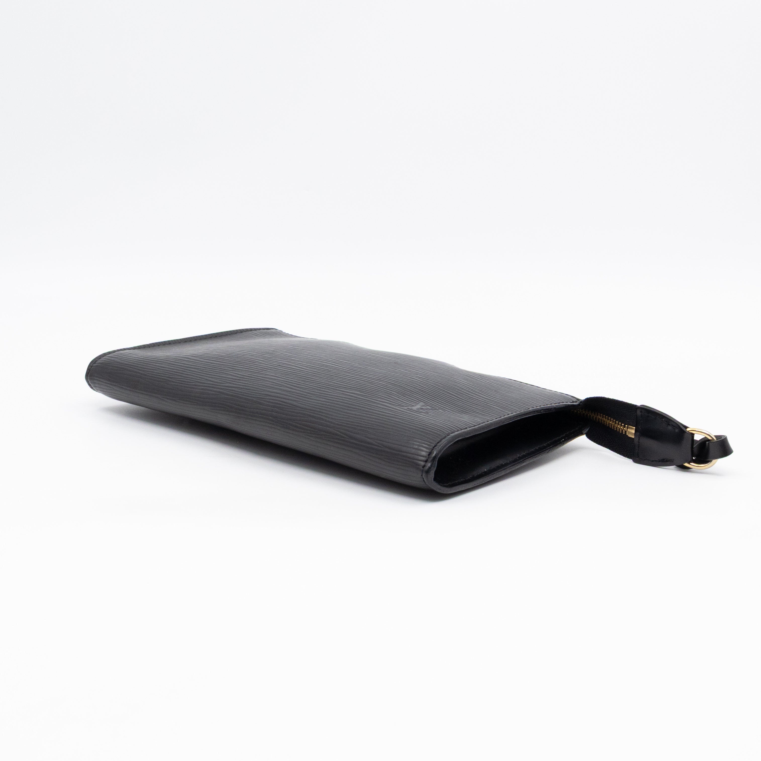 Pochette Accessoires Black Epi Leather