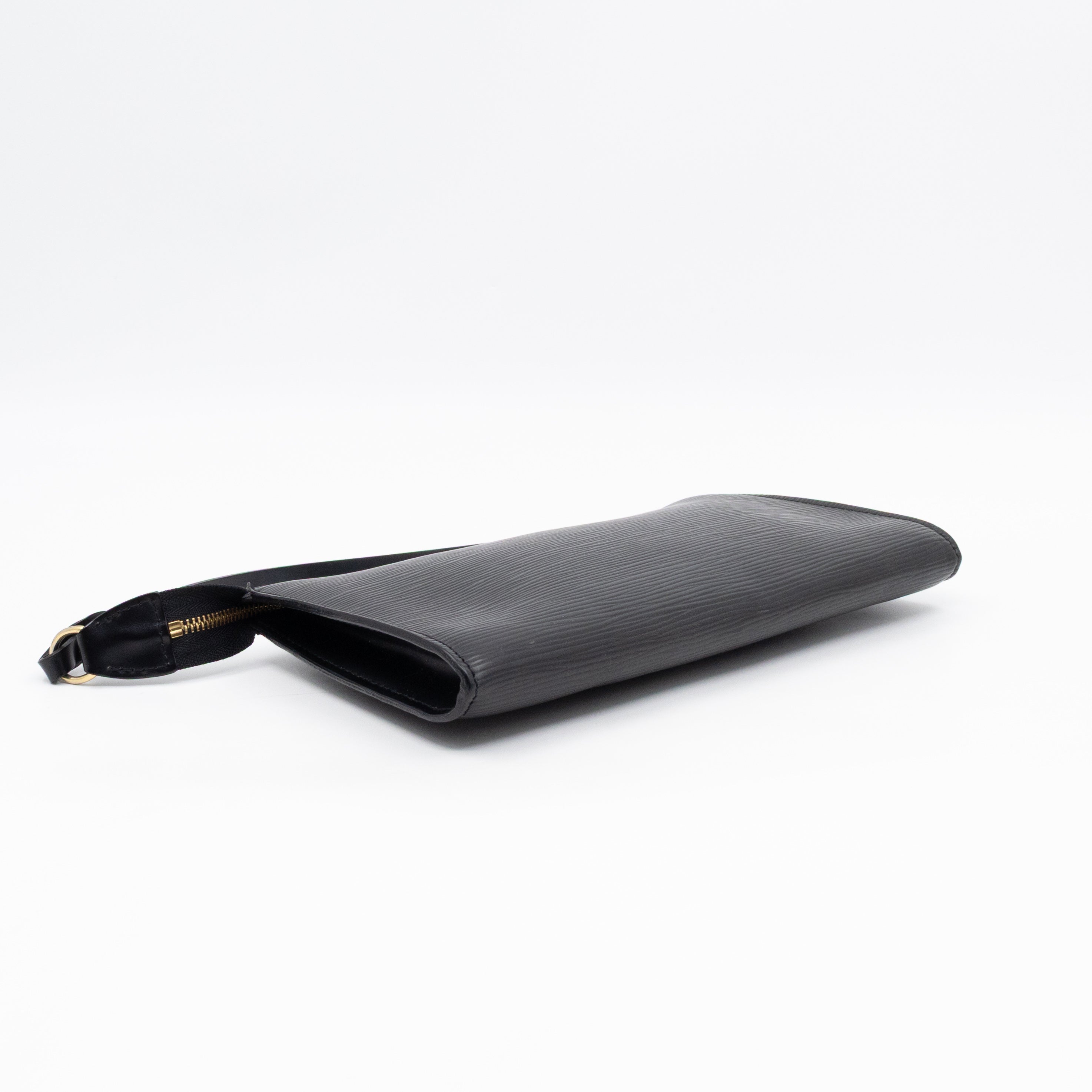 Pochette Accessoires Black Epi Leather