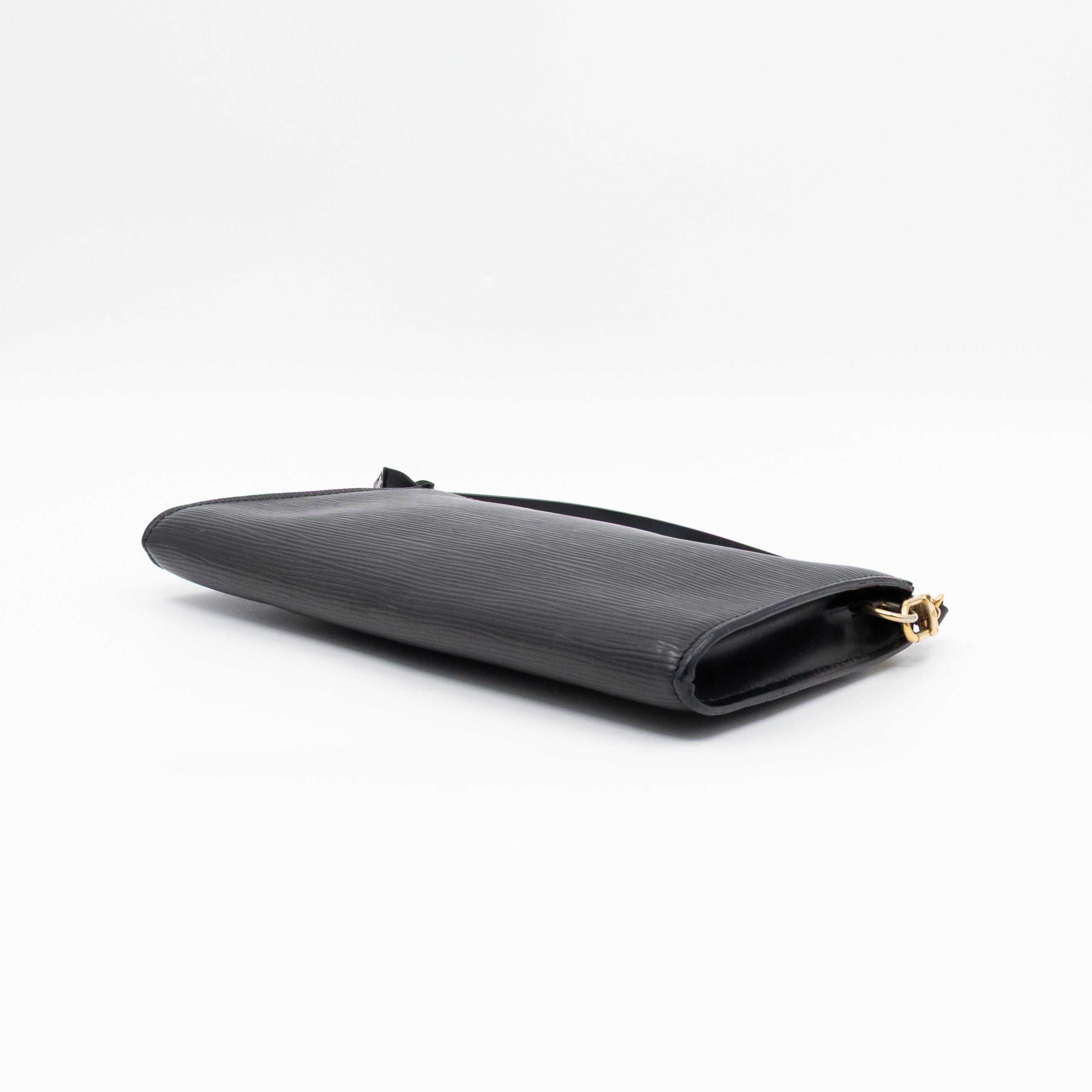 Pochette Accessoires Black Epi Leather