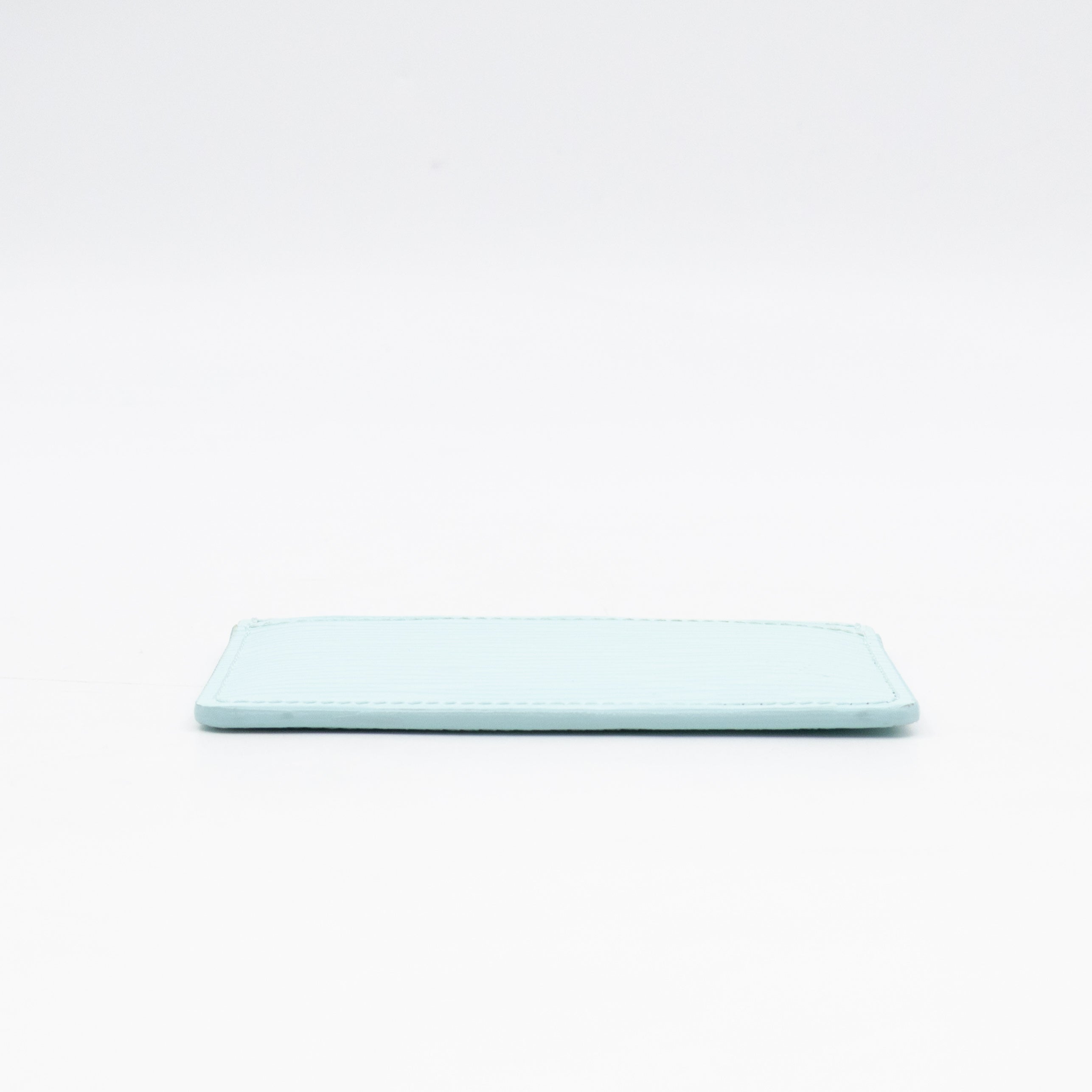Card Holder Light Blue Epi Leather