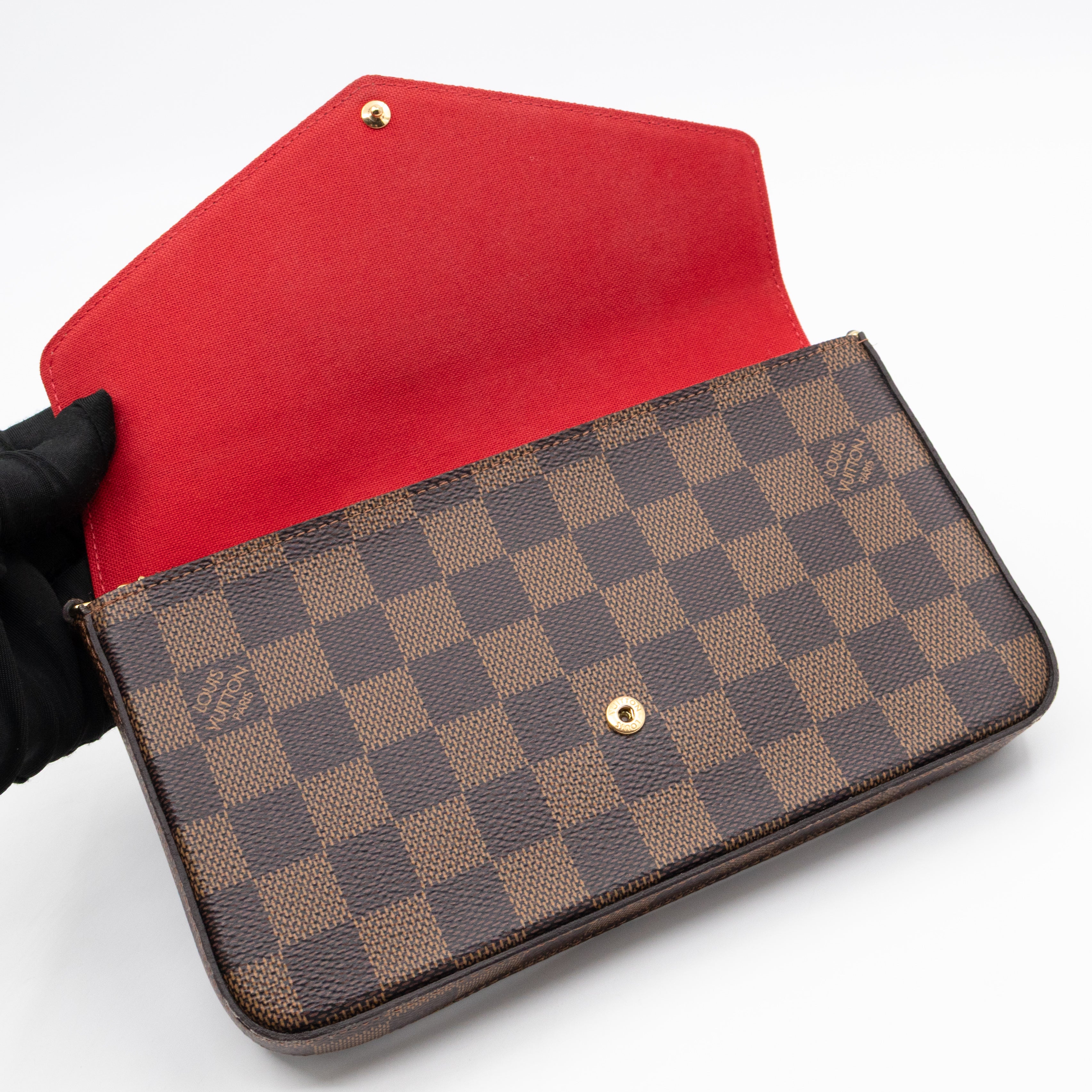 Pochette Felicie Monogram Red