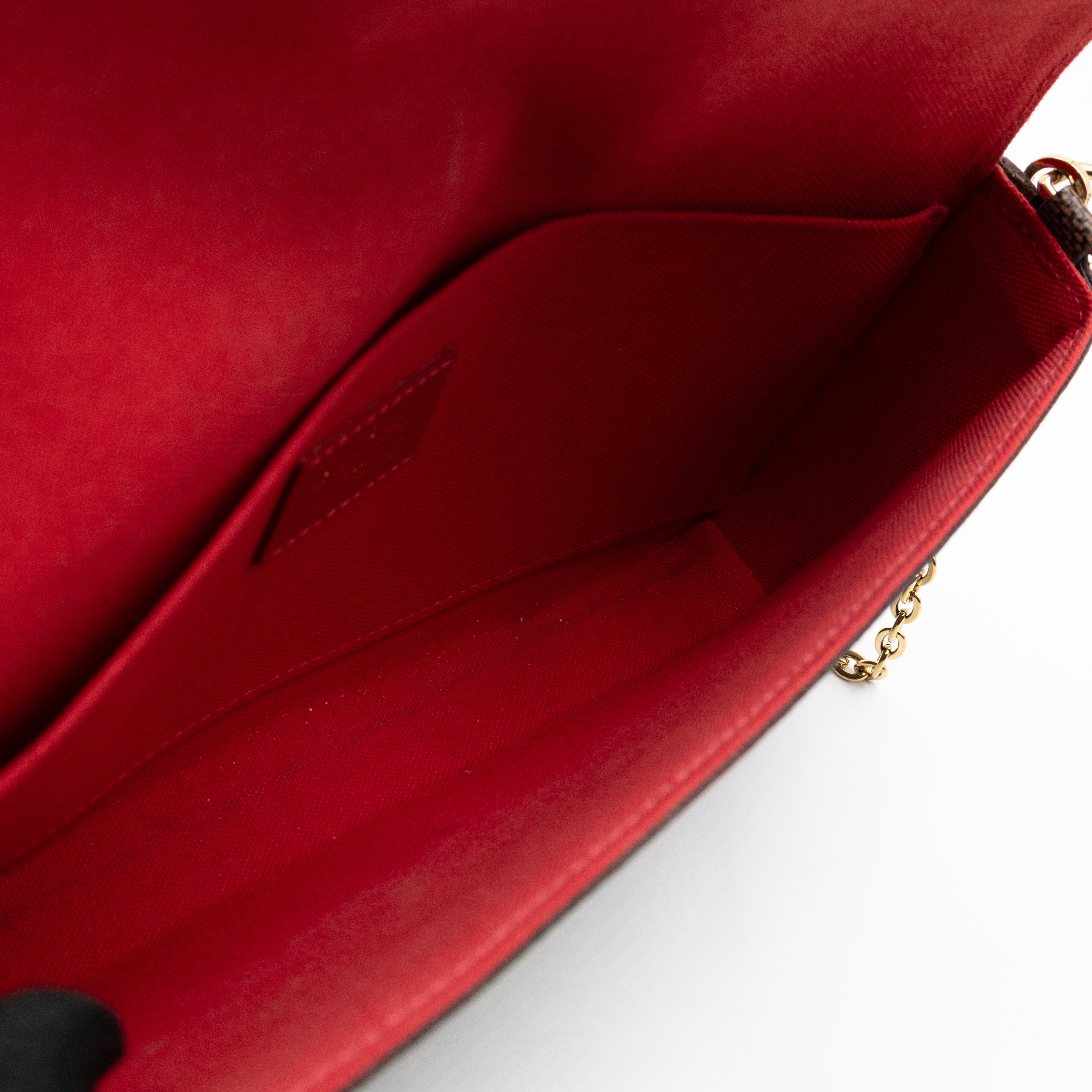Pochette Felicie Monogram Red