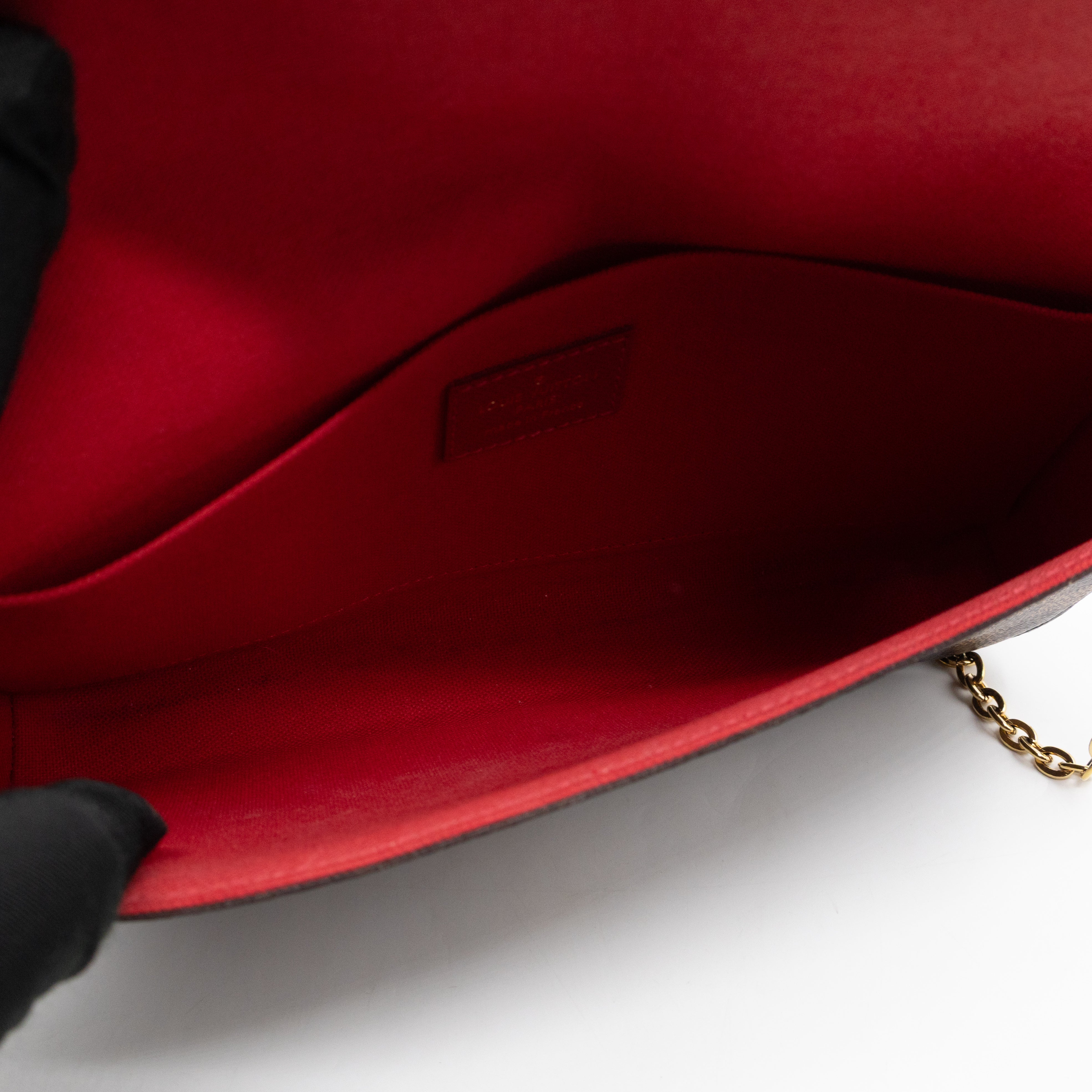 Pochette Felicie Monogram Red