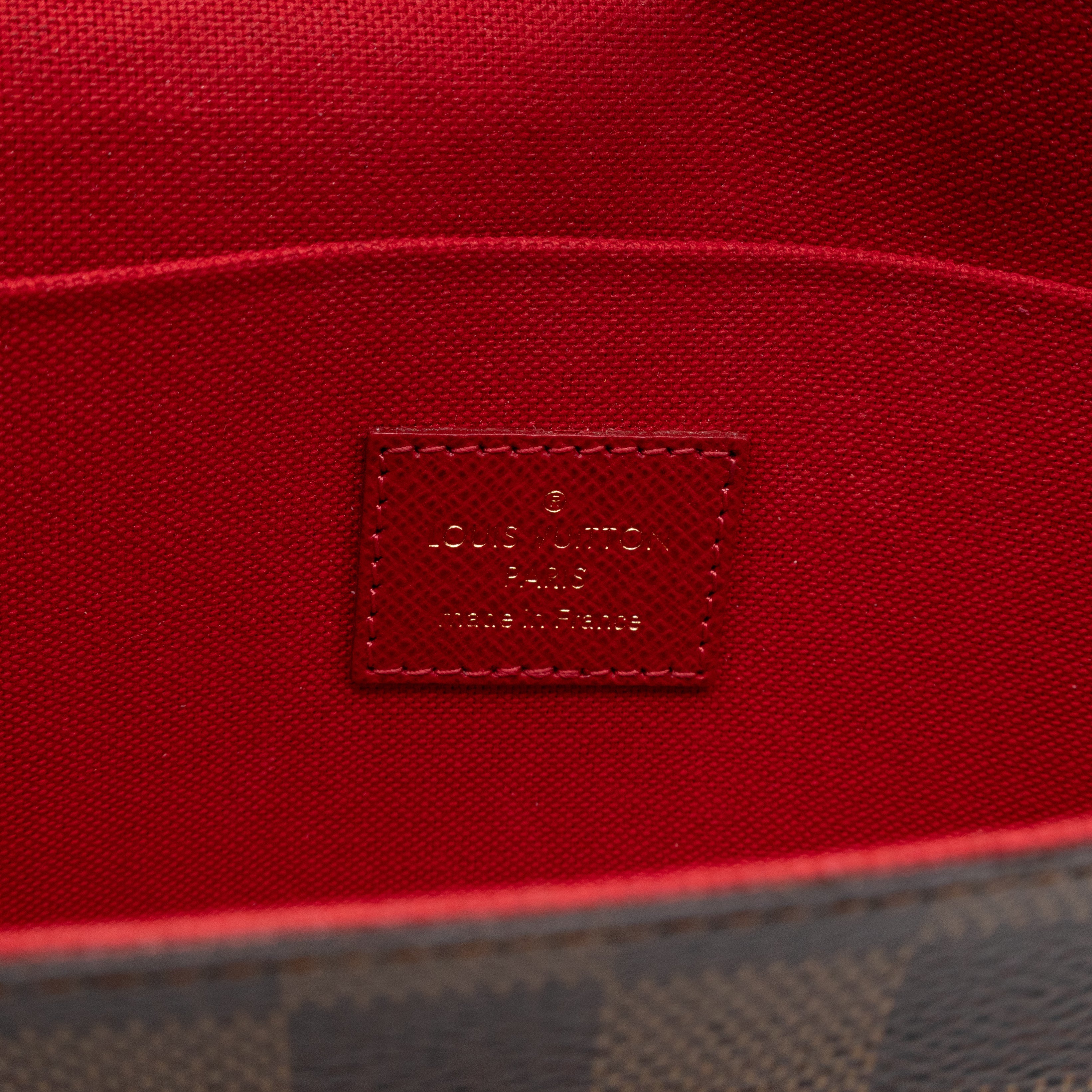 Pochette Felicie Monogram Red