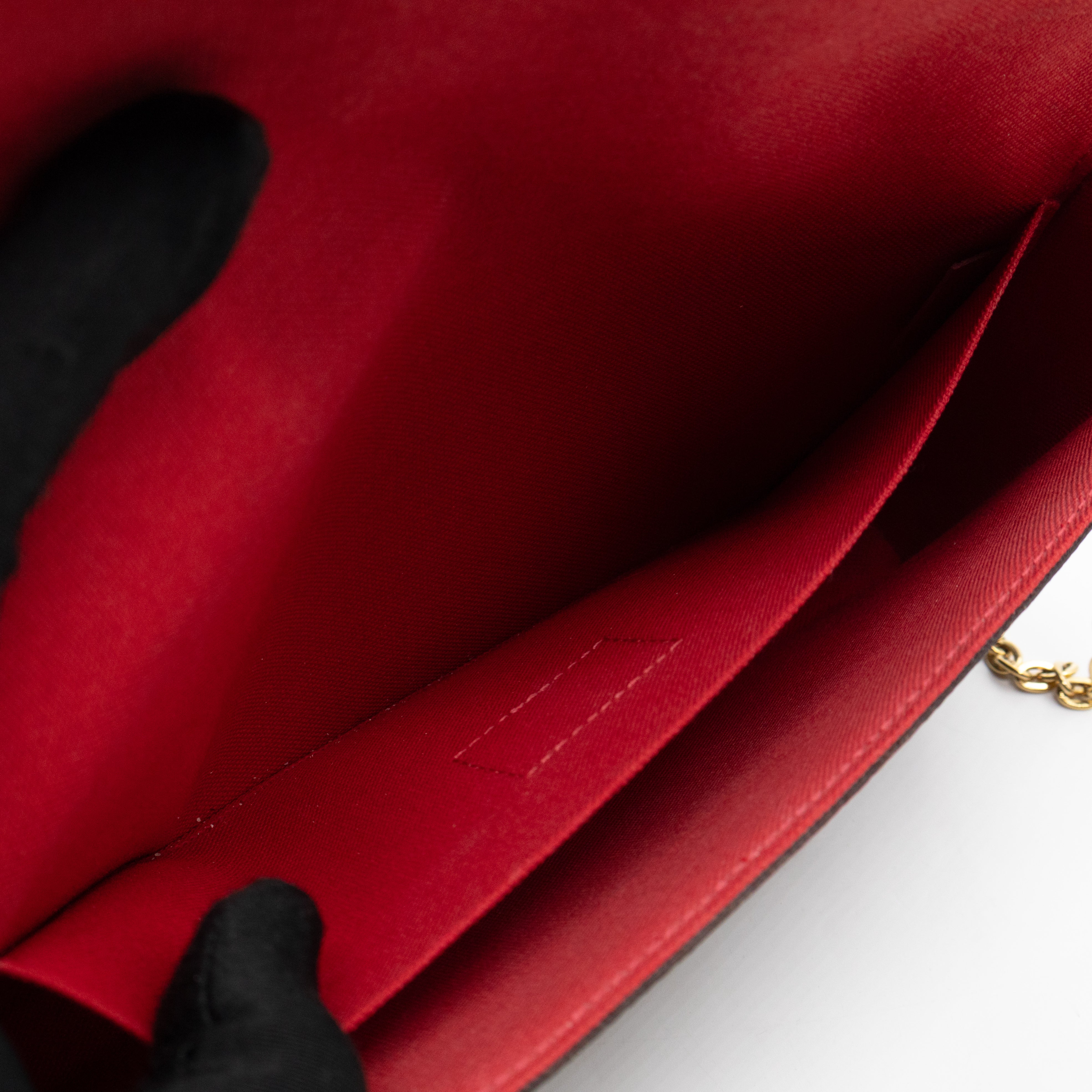 Pochette Felicie Monogram Red