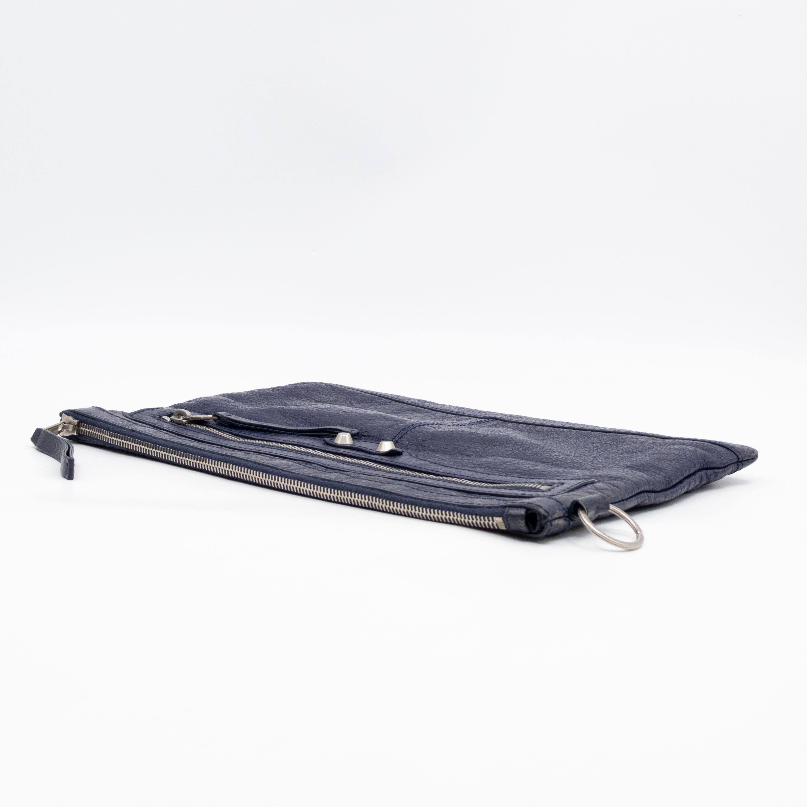 Giant 12 Clip M Clutch Blue Leather