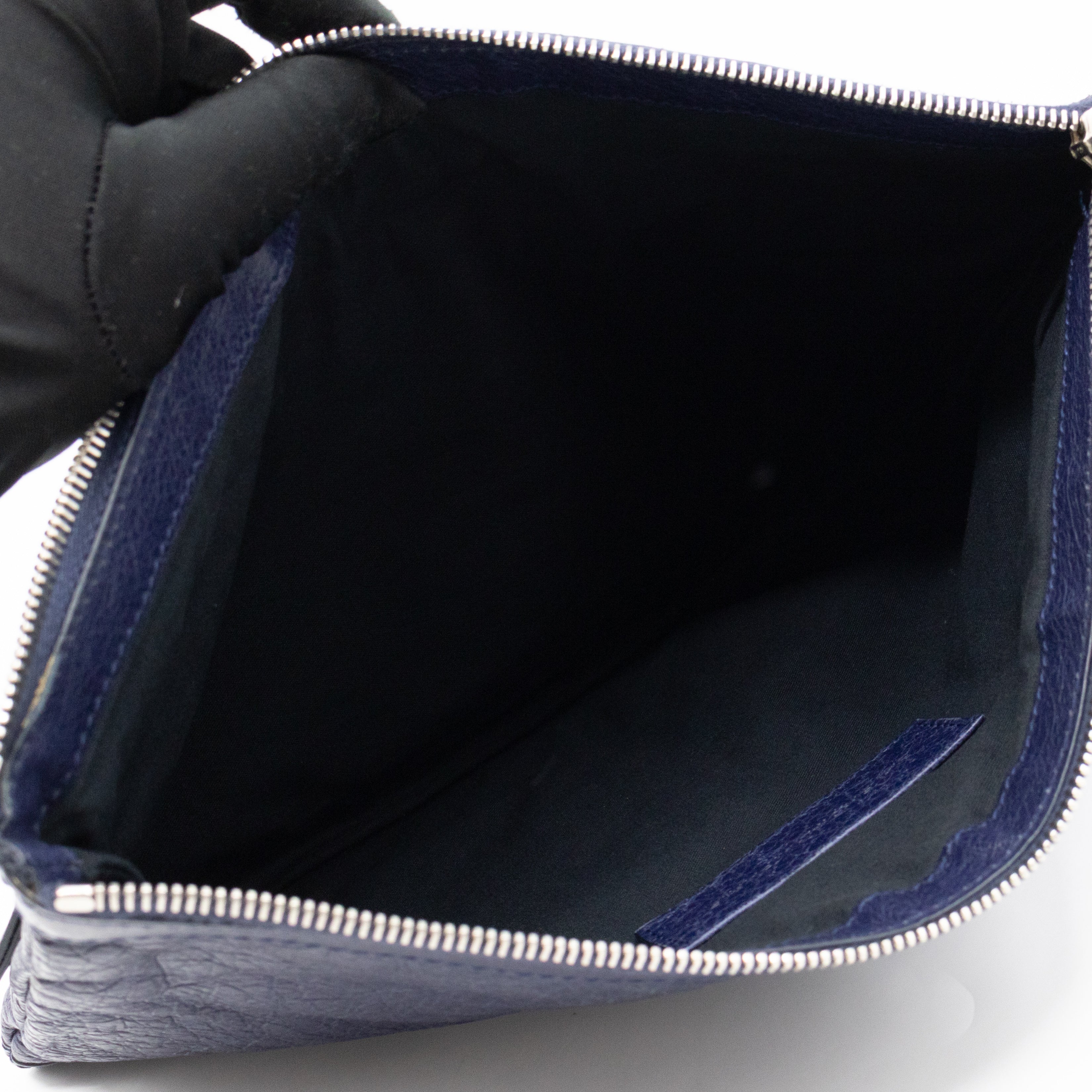 Giant 12 Clip M Clutch Blue Leather