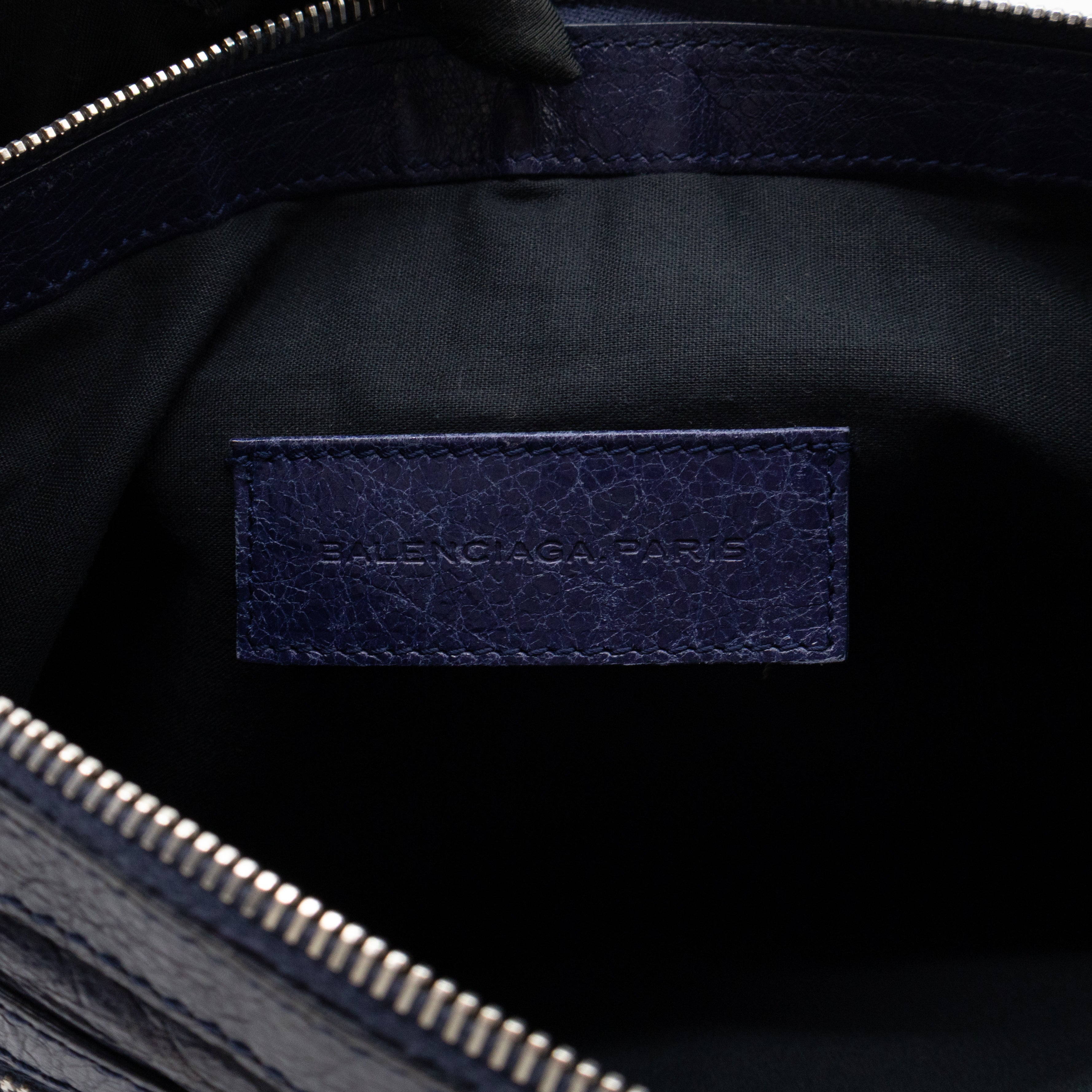 Giant 12 Clip M Clutch Blue Leather