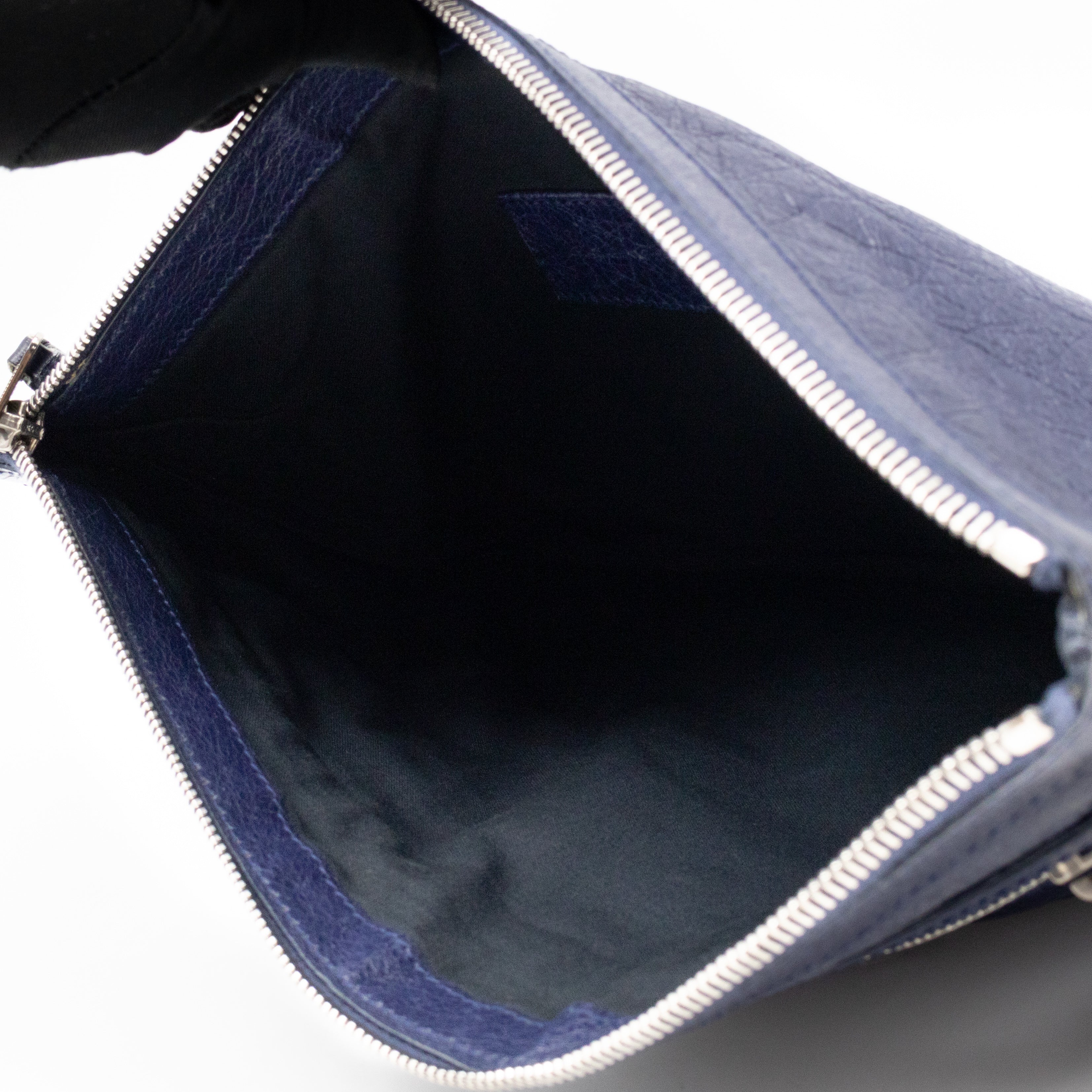 Giant 12 Clip M Clutch Blue Leather