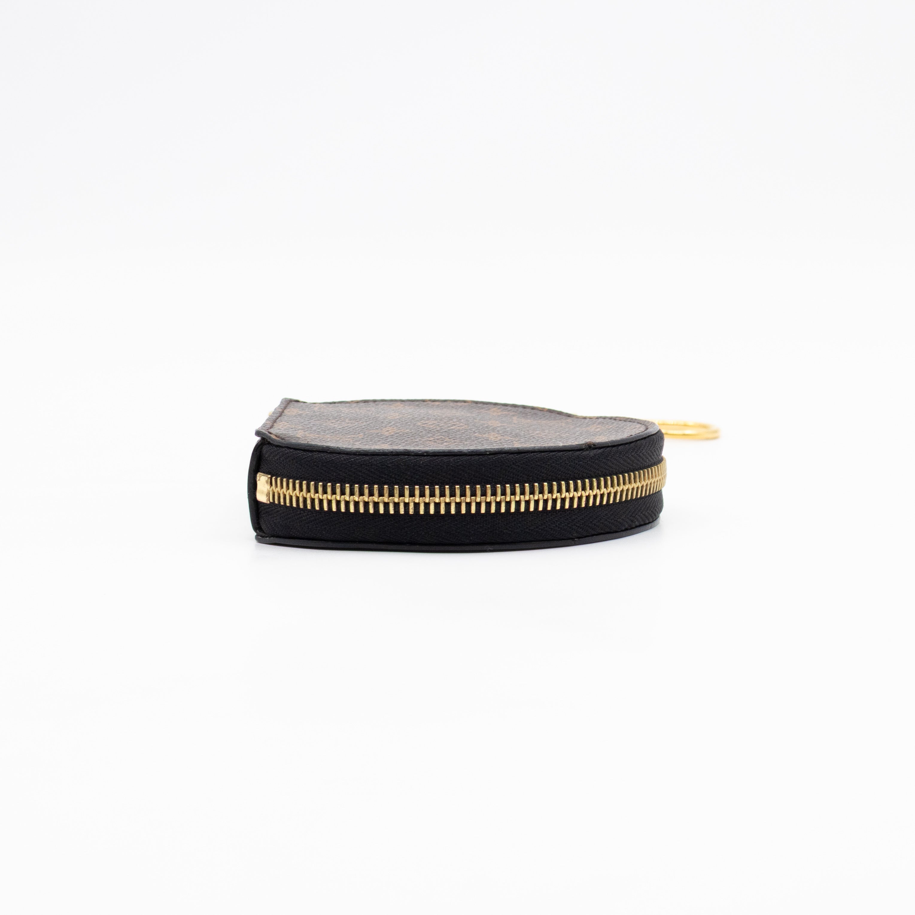 Micro Boite Chapeau Coin Purse Monogram Black