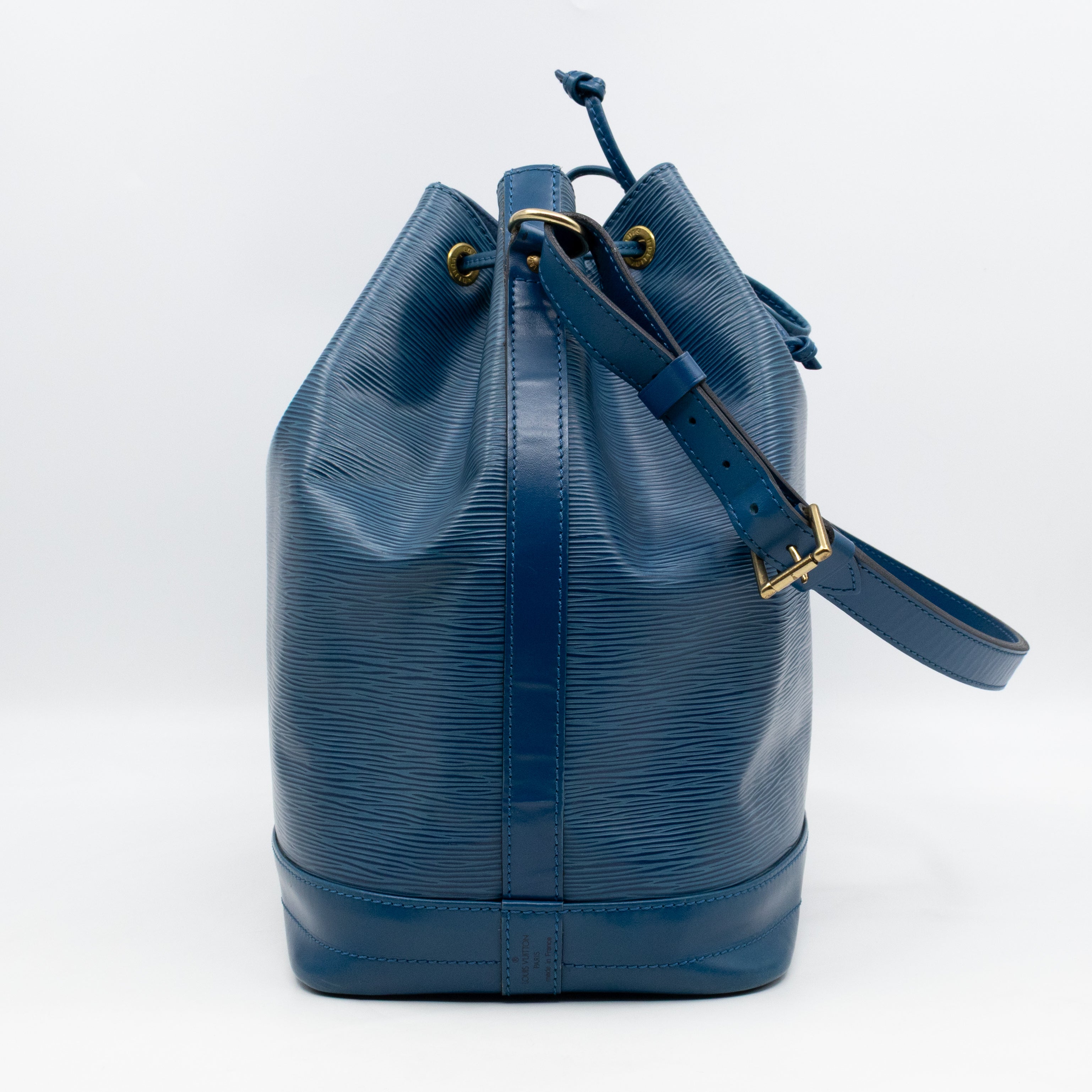 Noe Blue Epi Leather