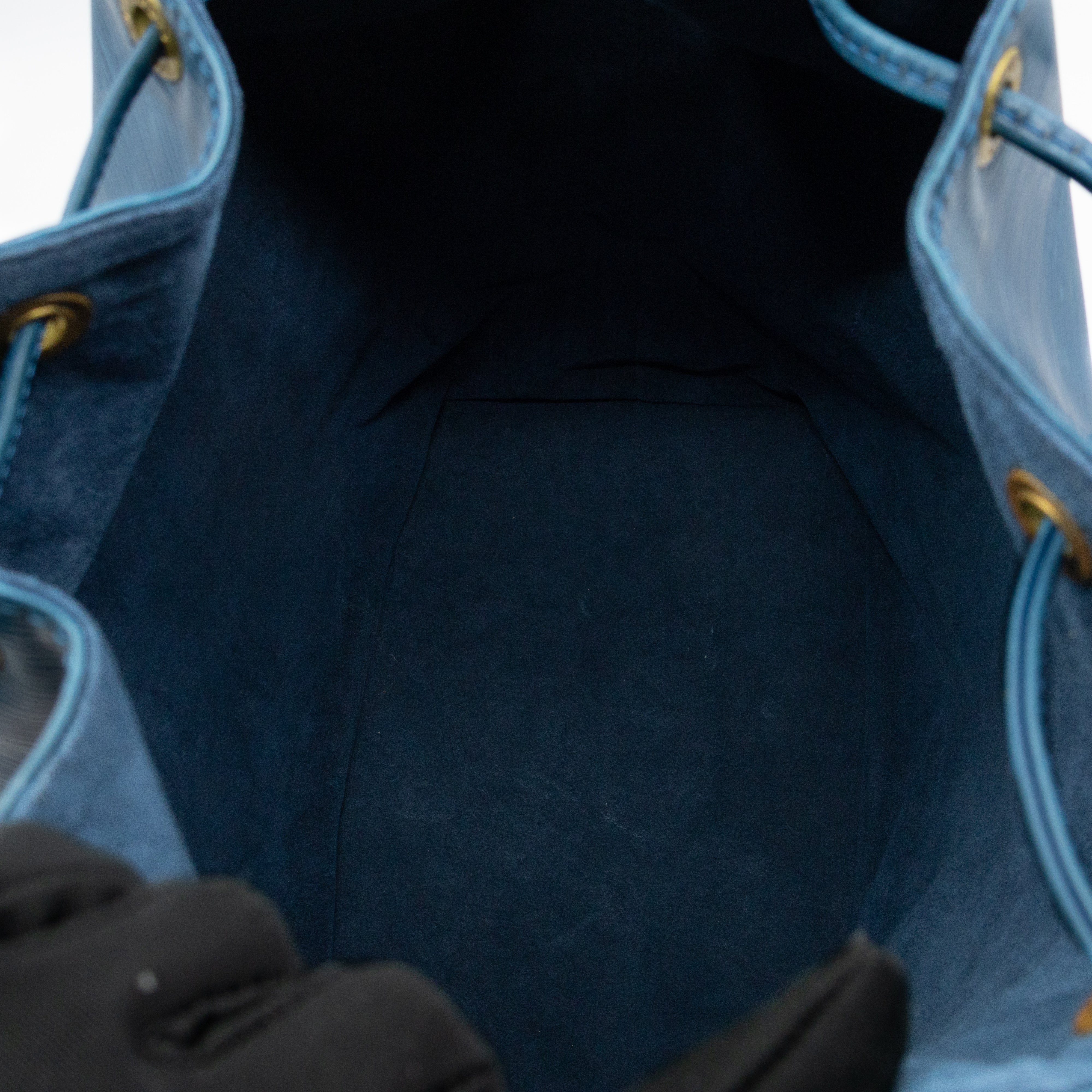 Noe Blue Epi Leather