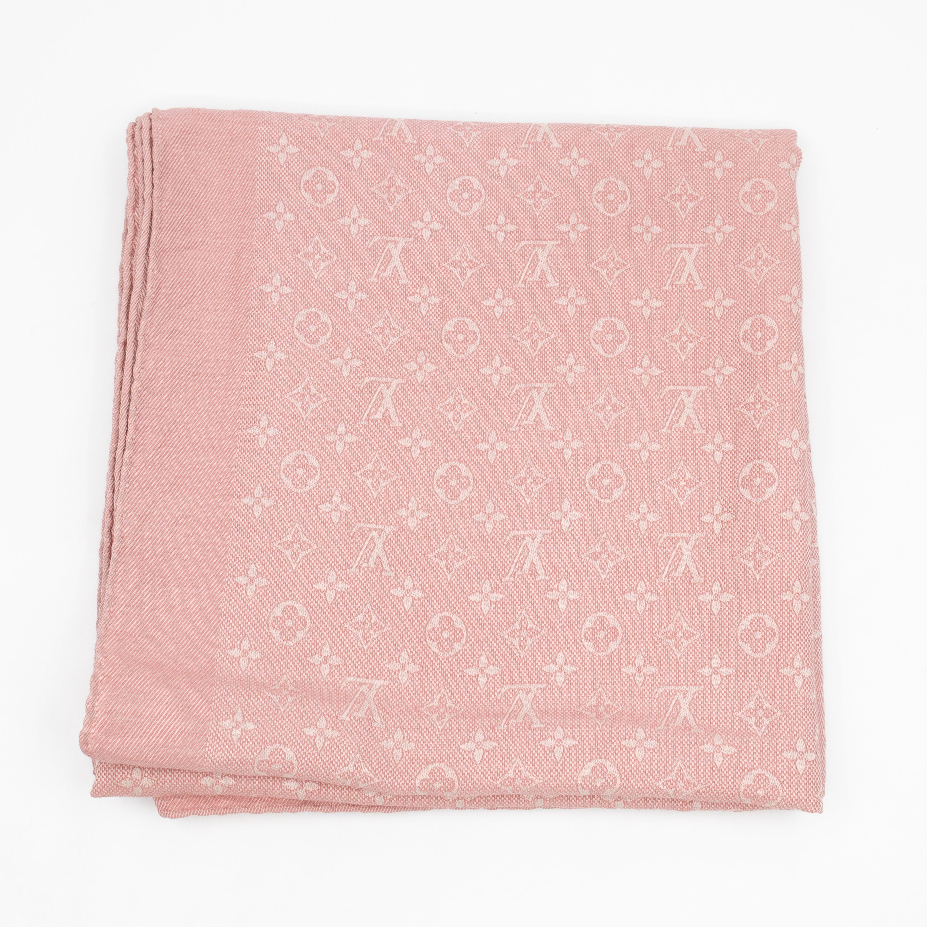 Summer Stardust Jacquard Shawl Pink