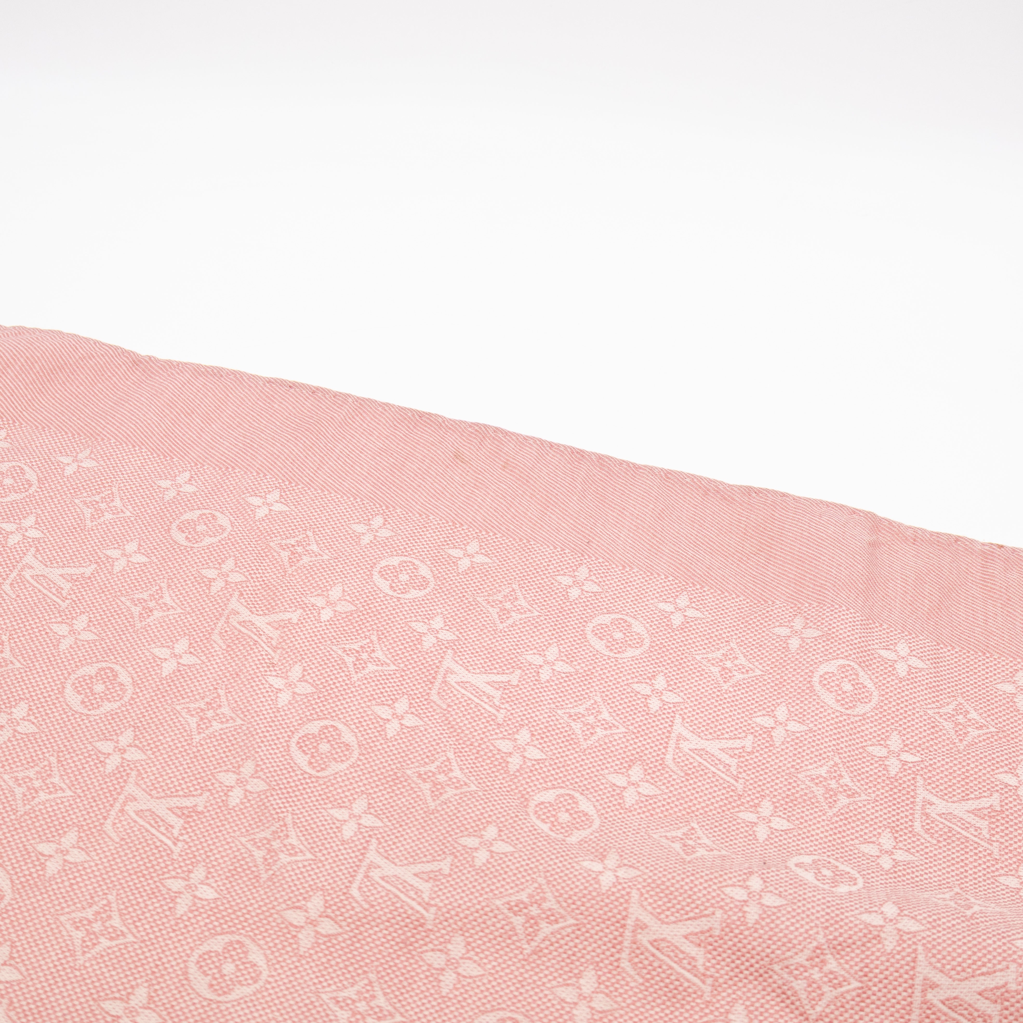 Summer Stardust Jacquard Shawl Pink