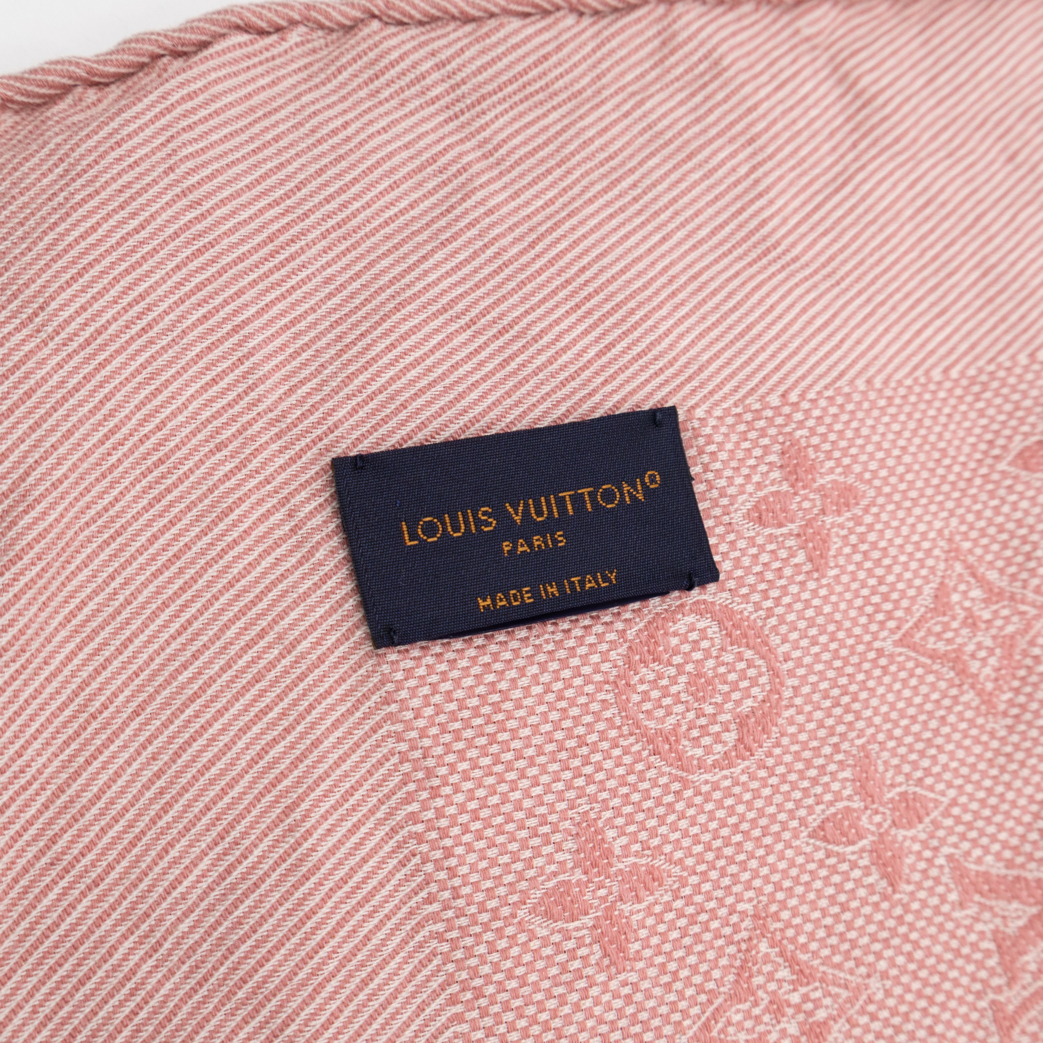 Summer Stardust Jacquard Shawl Pink