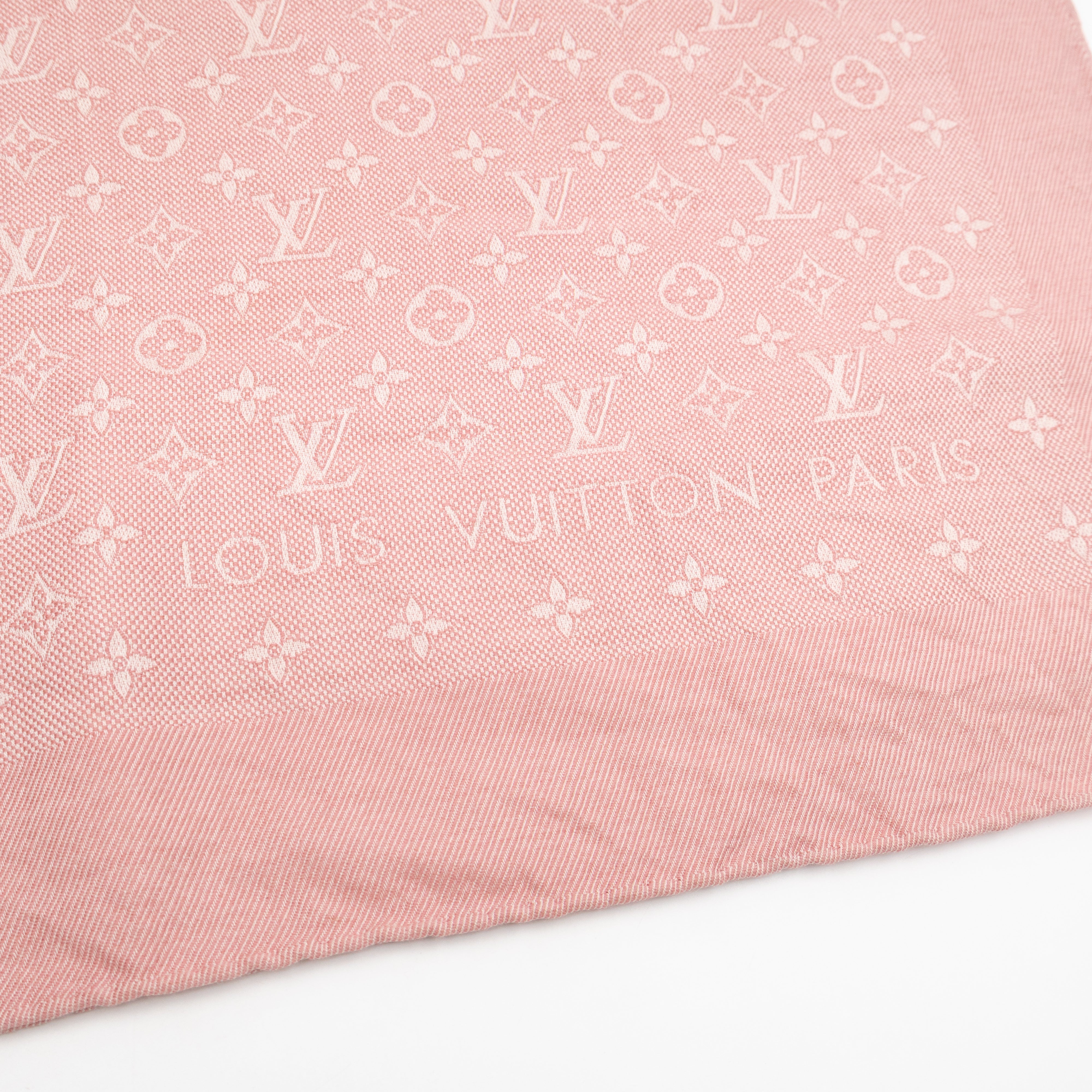 Summer Stardust Jacquard Shawl Pink