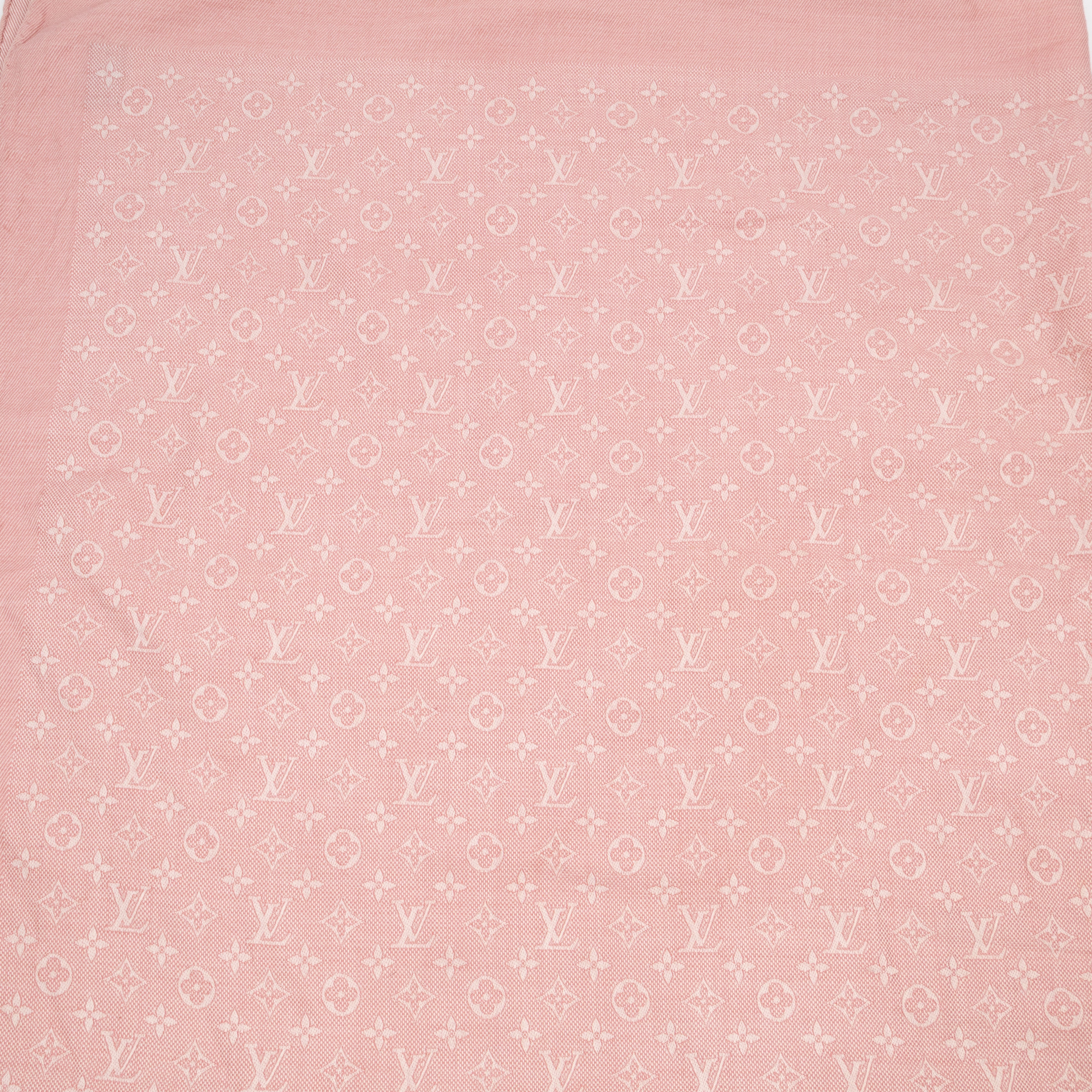 Summer Stardust Jacquard Shawl Pink