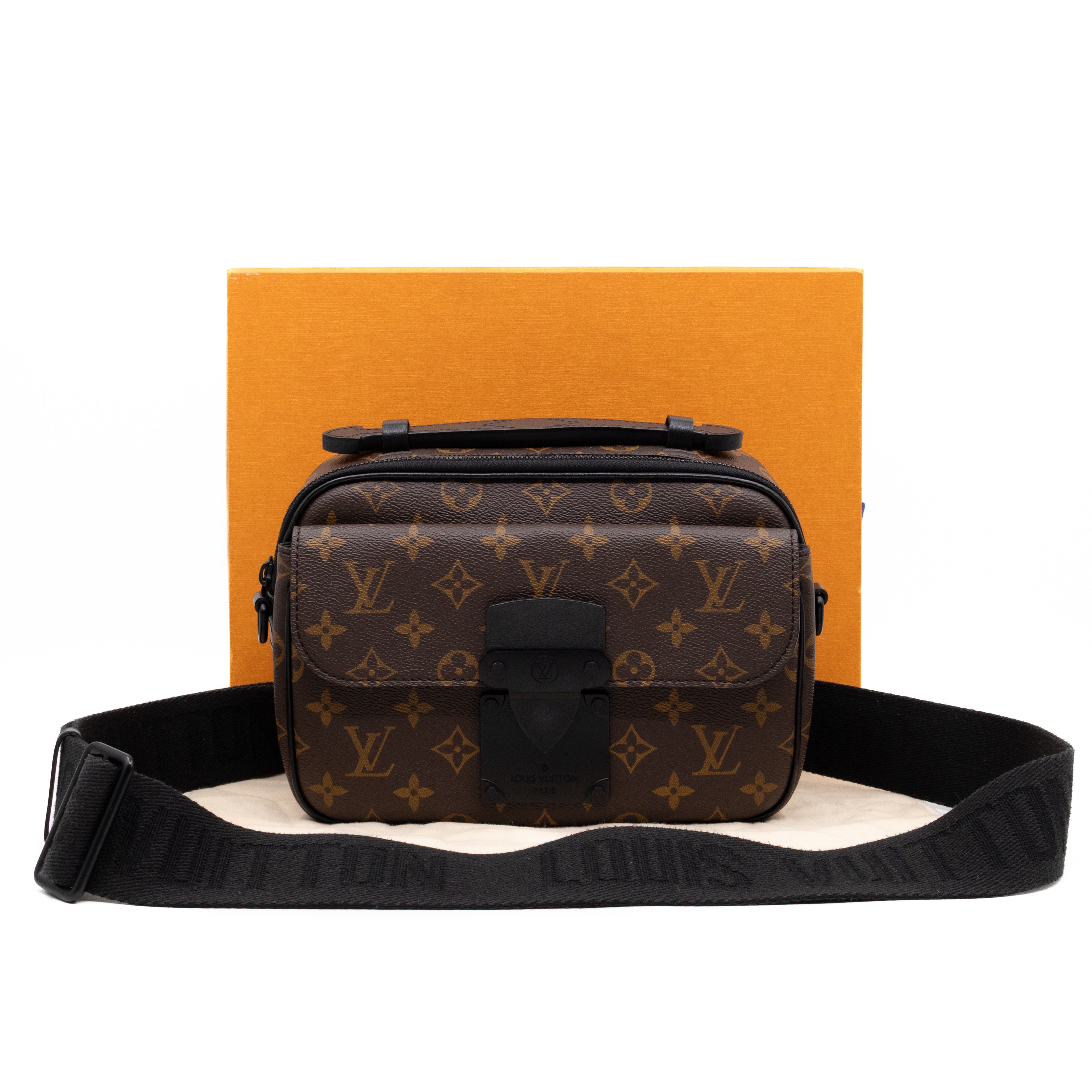 S-Lock Messenger Bag Monogram Macassar