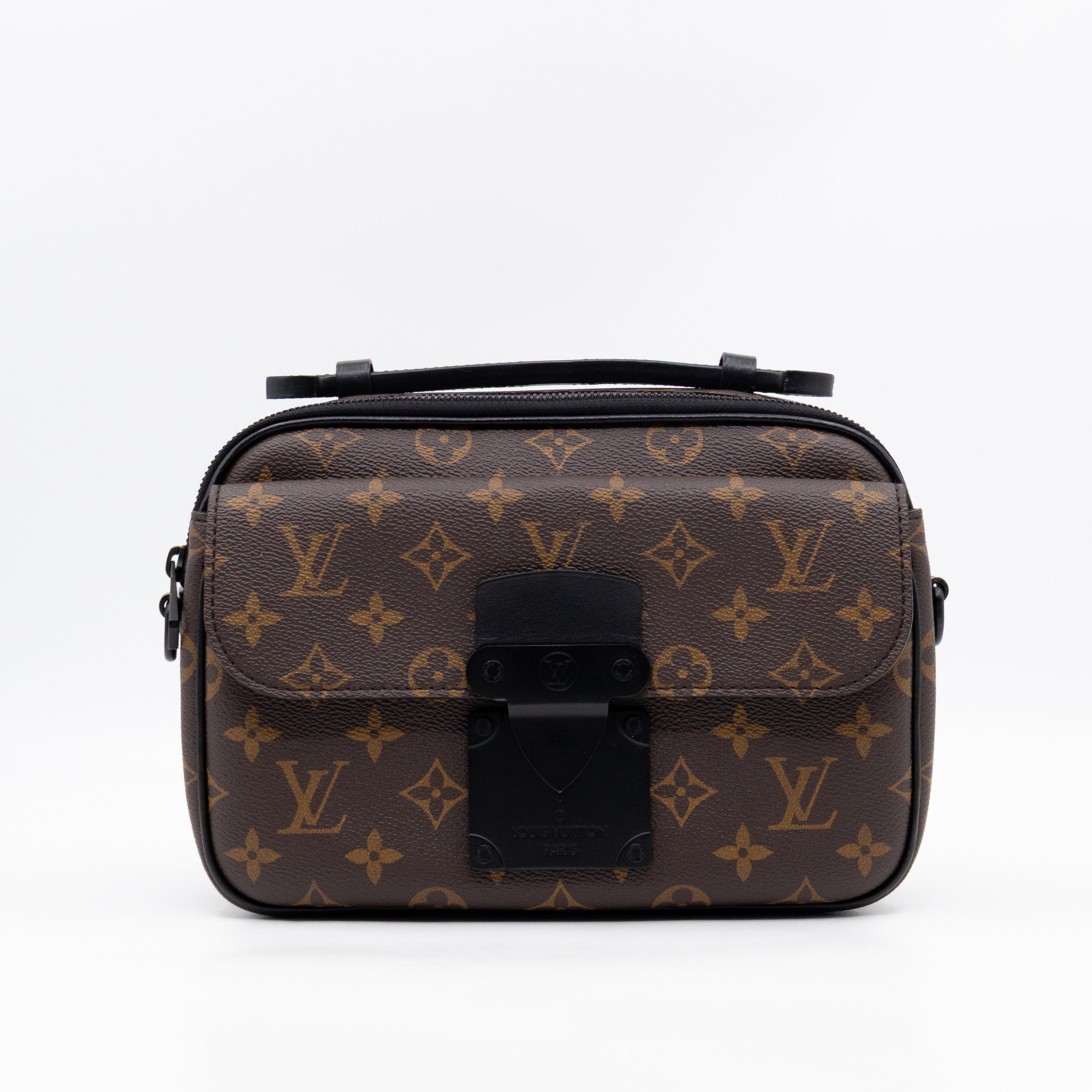S-Lock Messenger Bag Monogram Macassar