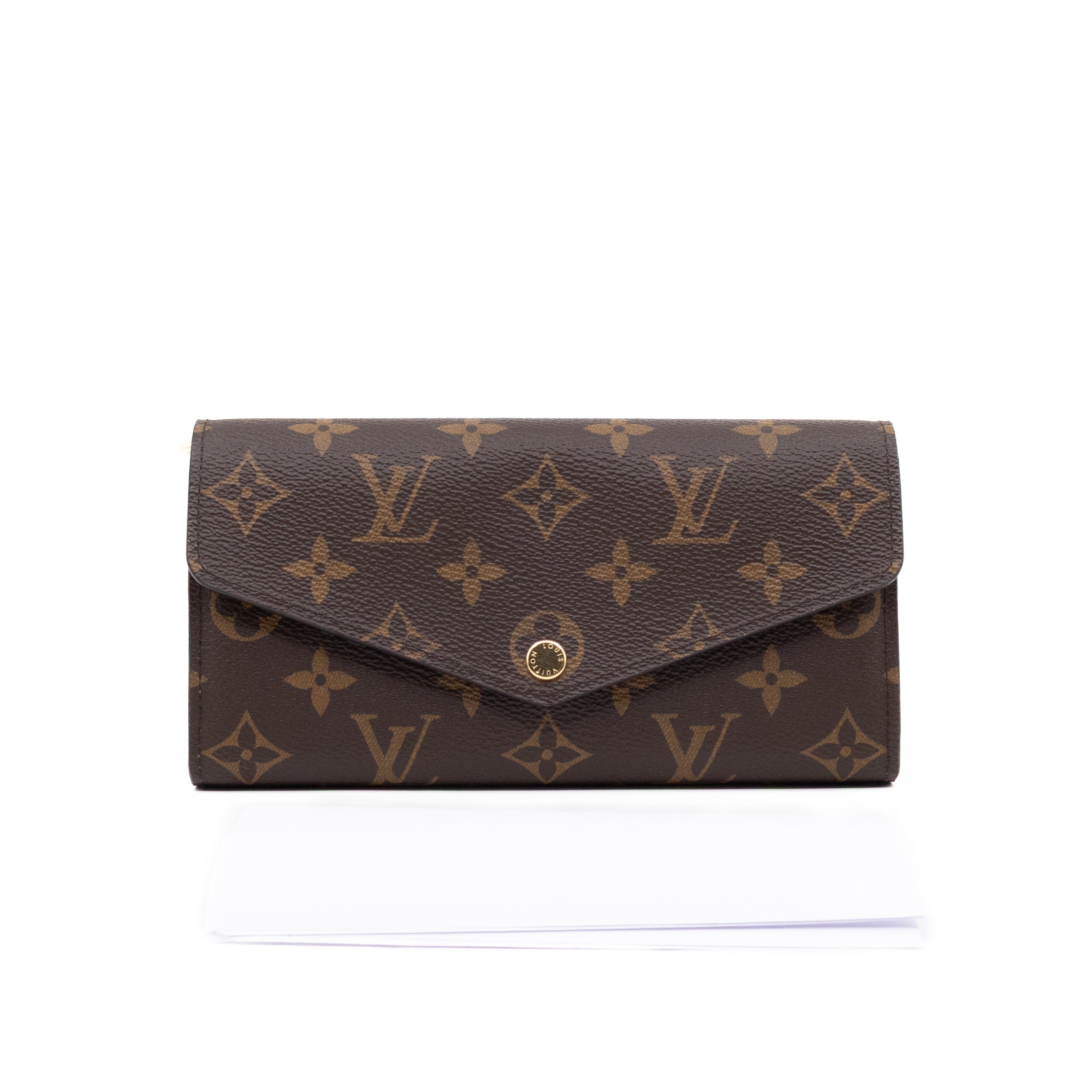 Sarah Wallet Monogram Rose Ballerine