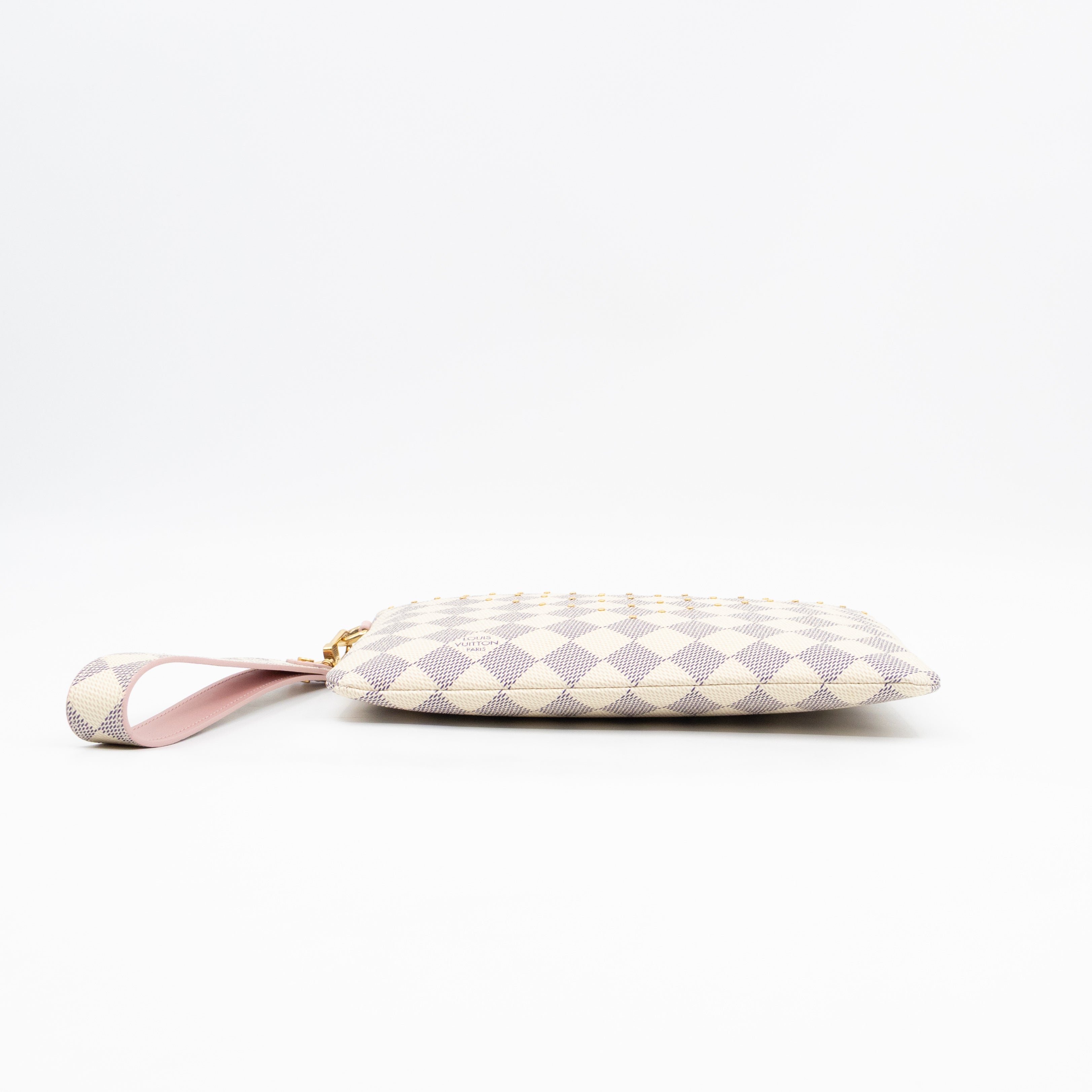 City Pouch Studded Damier Azur