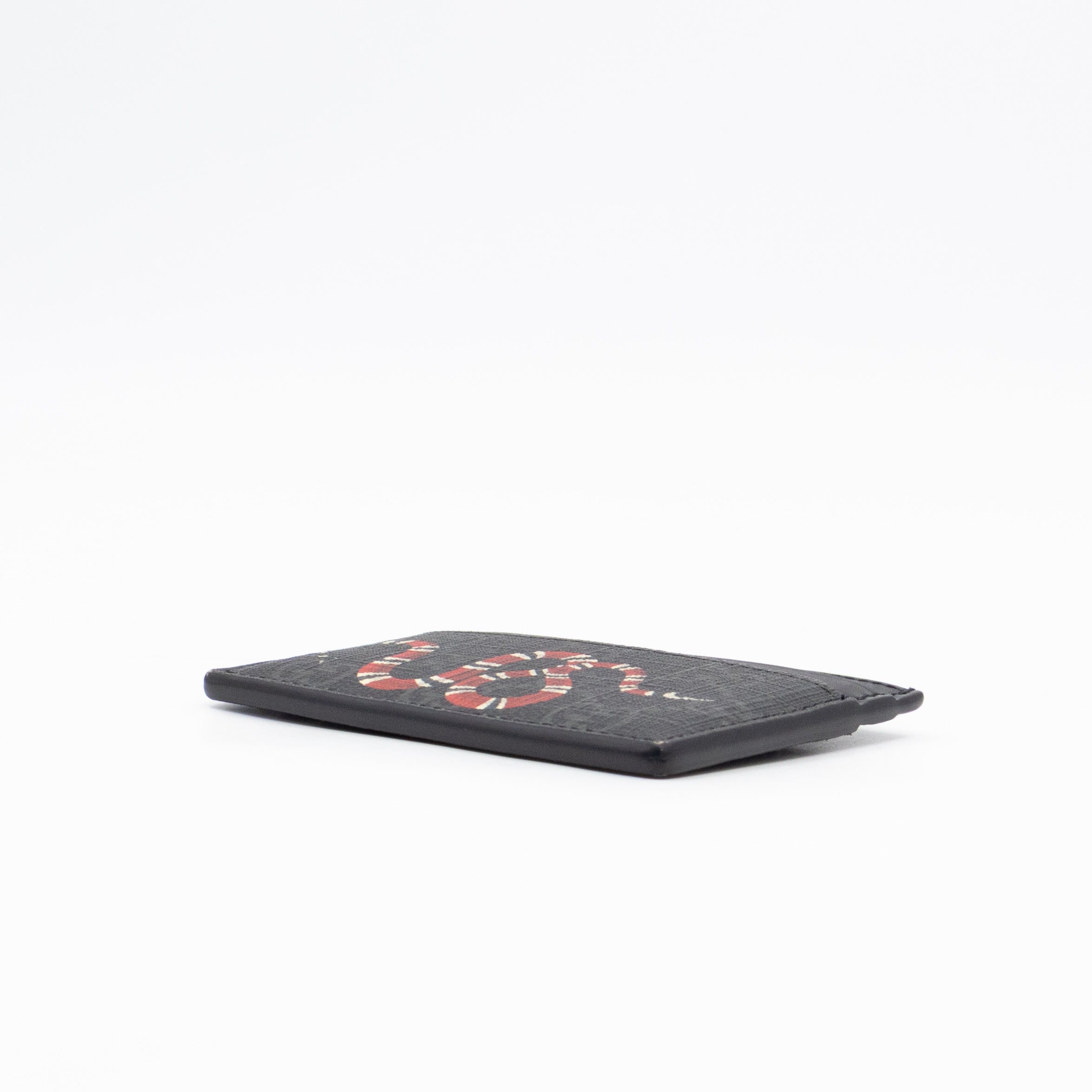 King Snake Card Holder Black GG Supreme