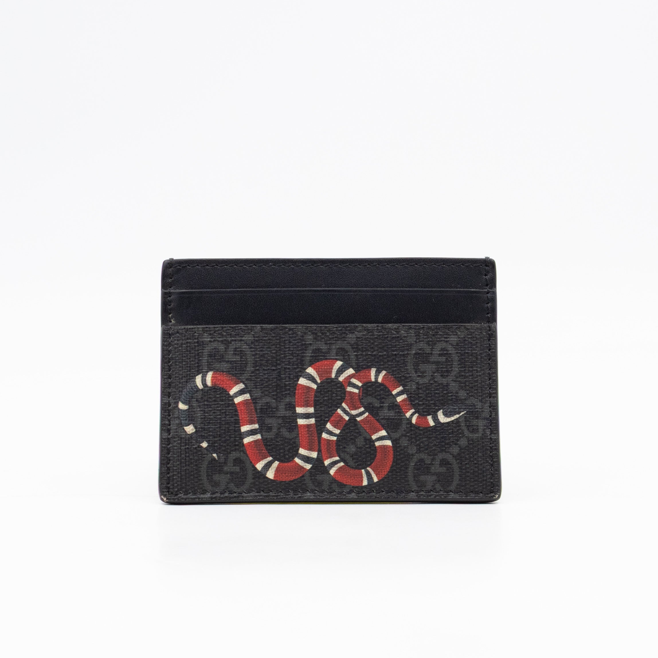 King Snake Card Holder Black GG Supreme