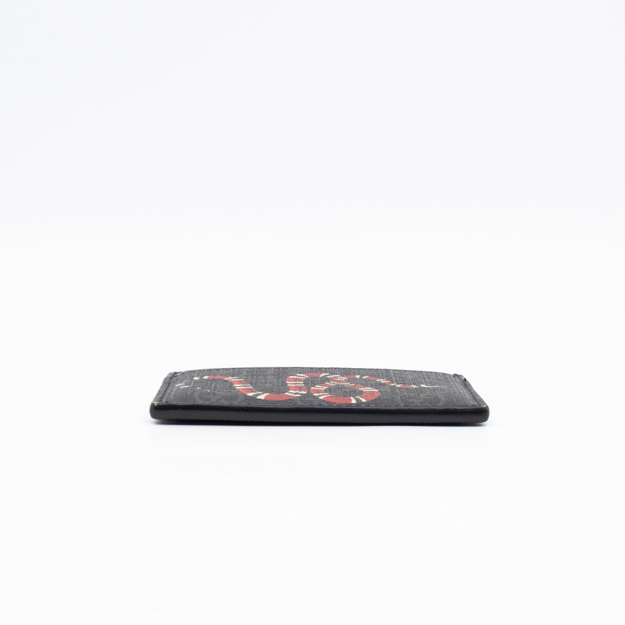King Snake Card Holder Black GG Supreme