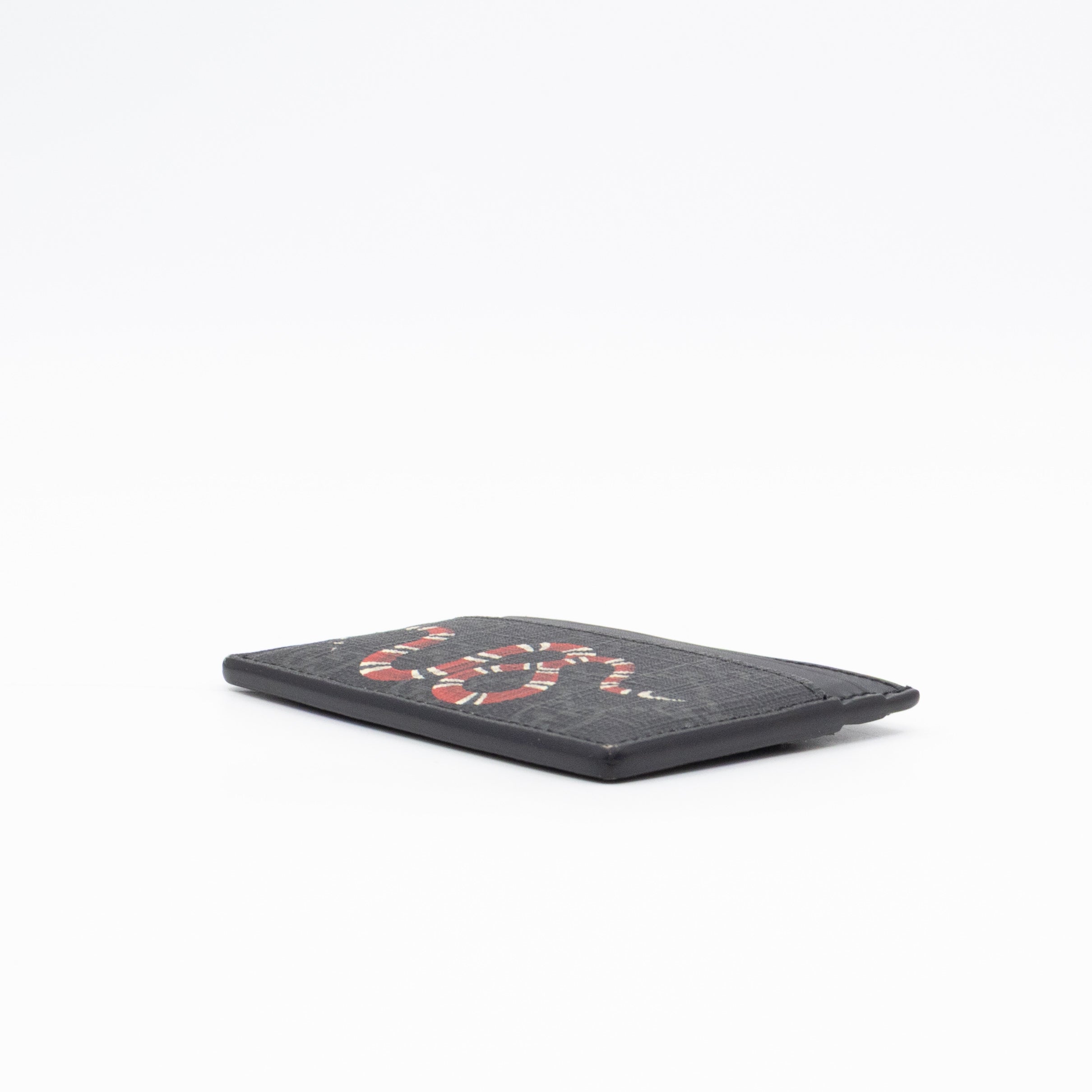 King Snake Card Holder Black GG Supreme